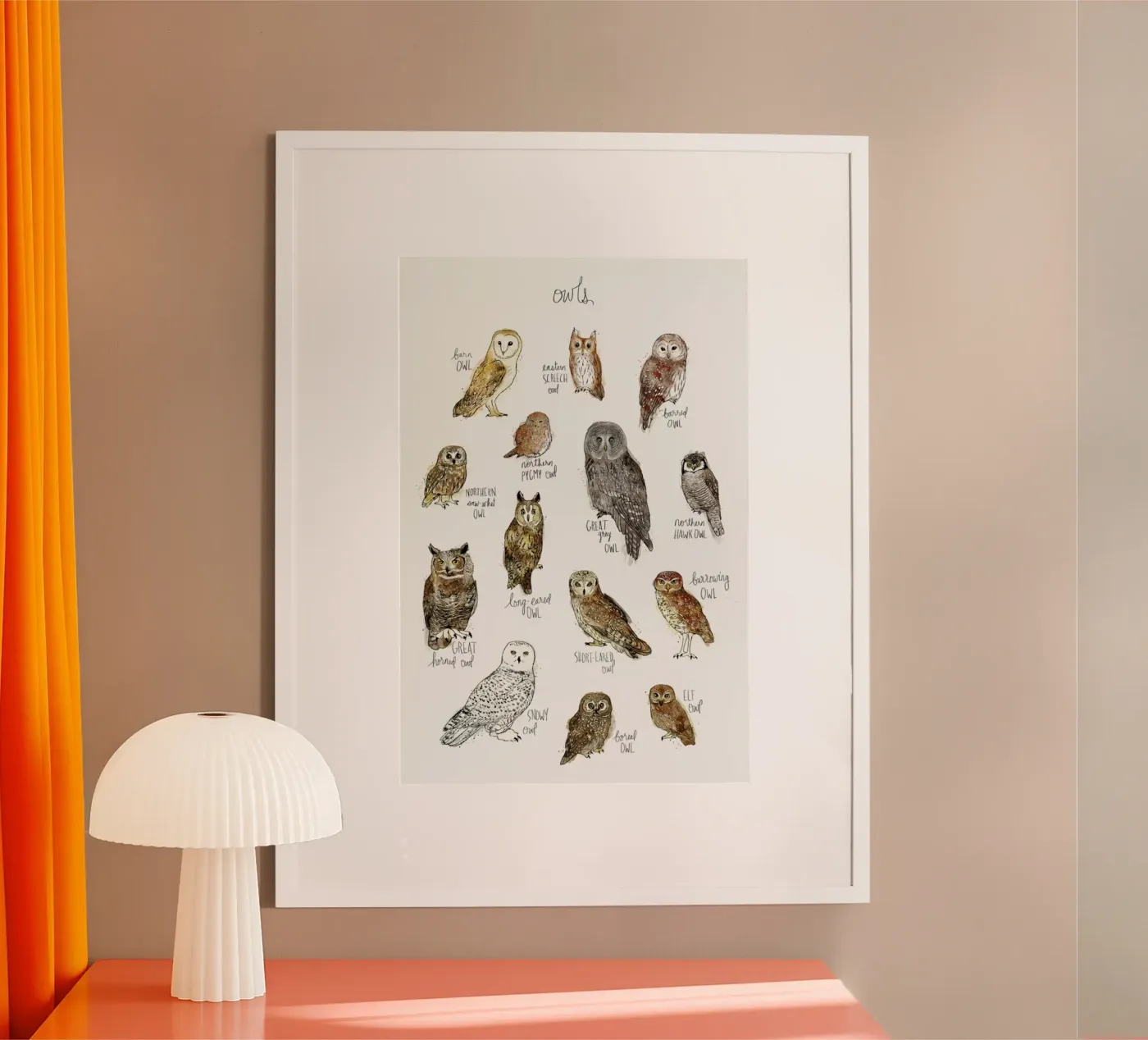 Owls poster da Amy Hamilton