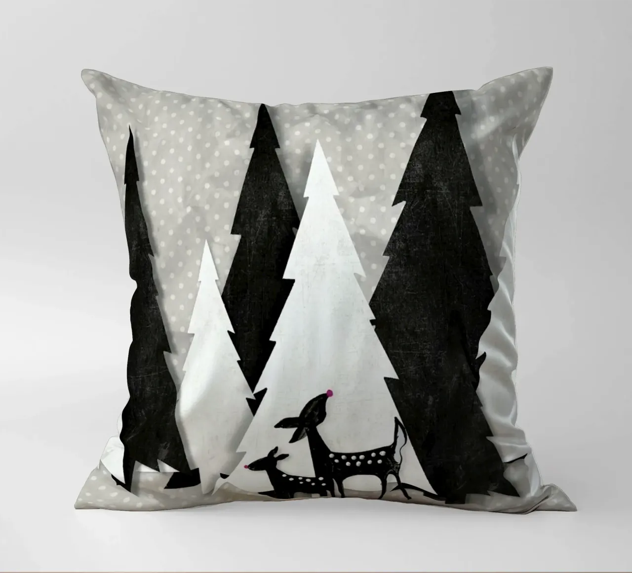 Deer and Forest cuscino da Monika Strigel