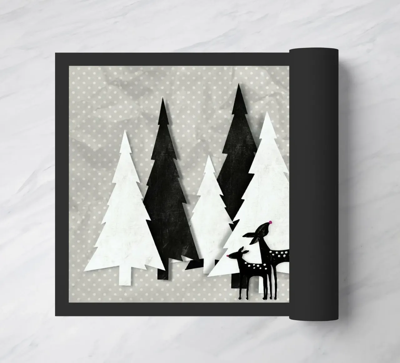 Deer and Forest zerbino da Monika Strigel