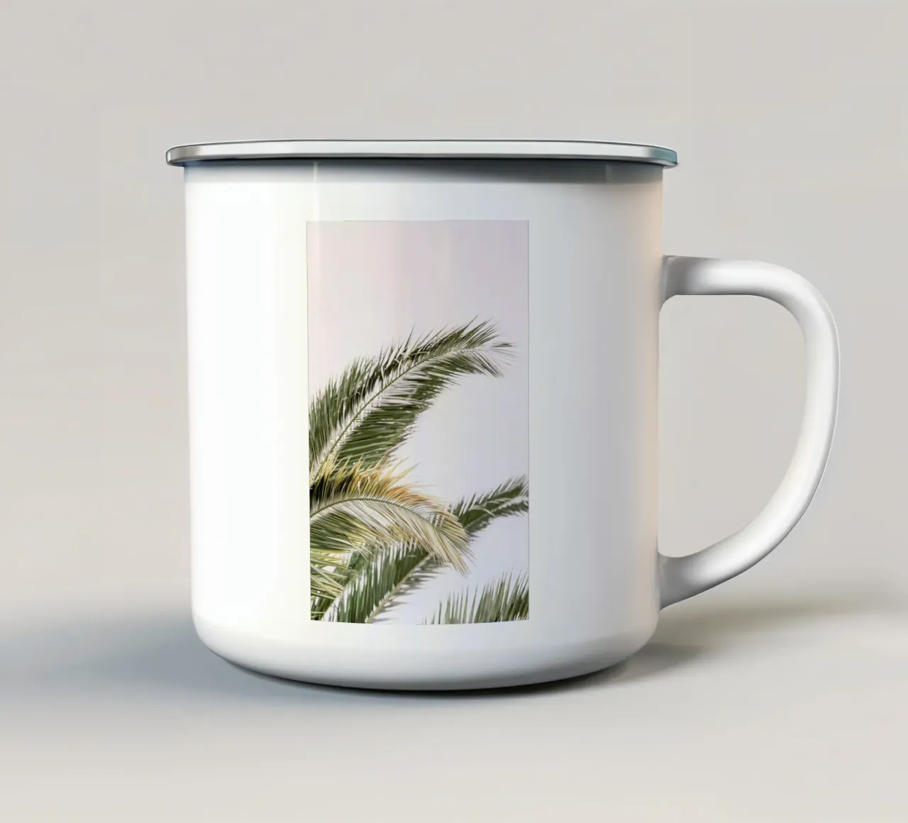 Oasis Palm 3 tazza in smalto da Shot By Clint