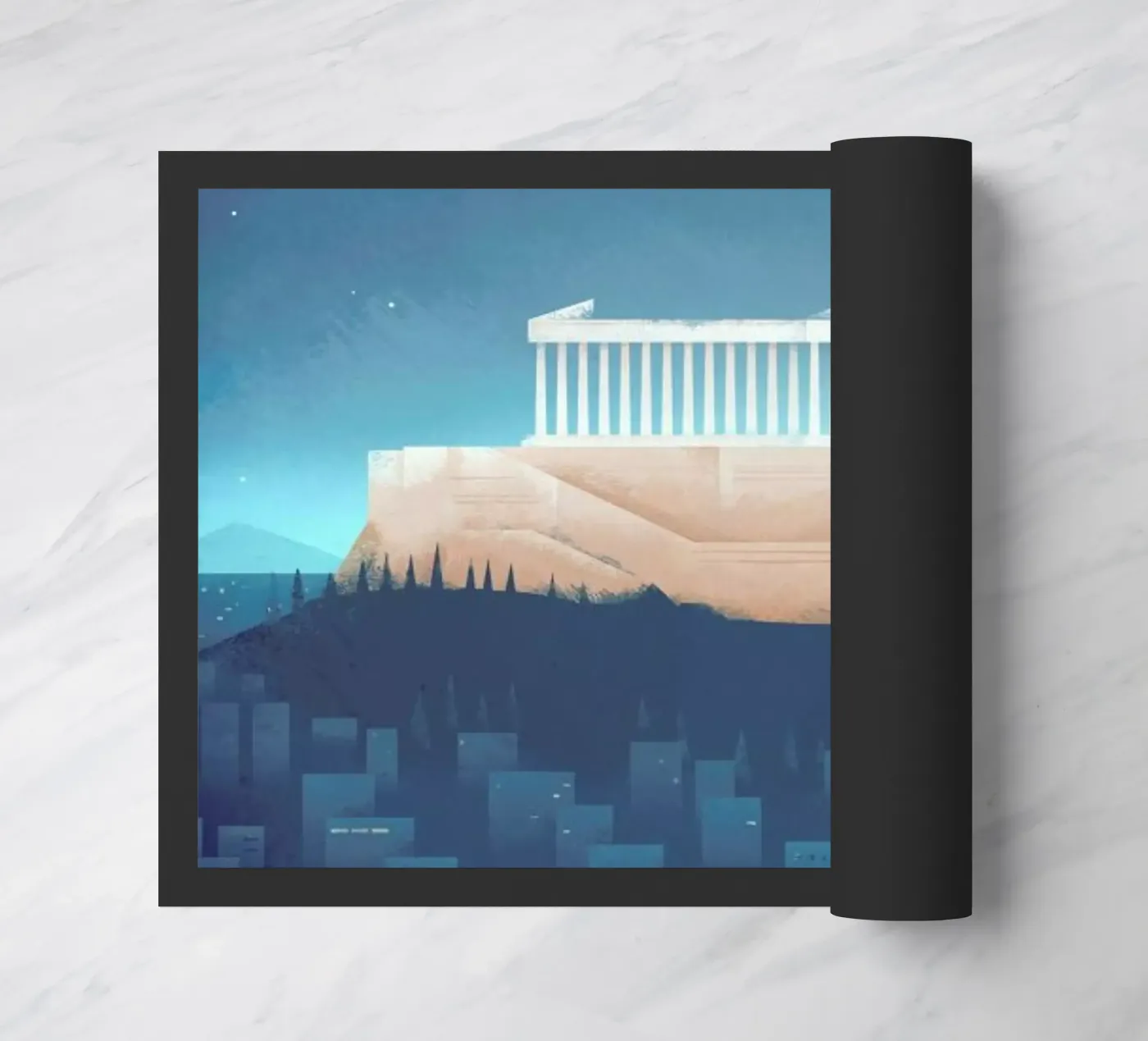 Athens doormat by Henry Rivers