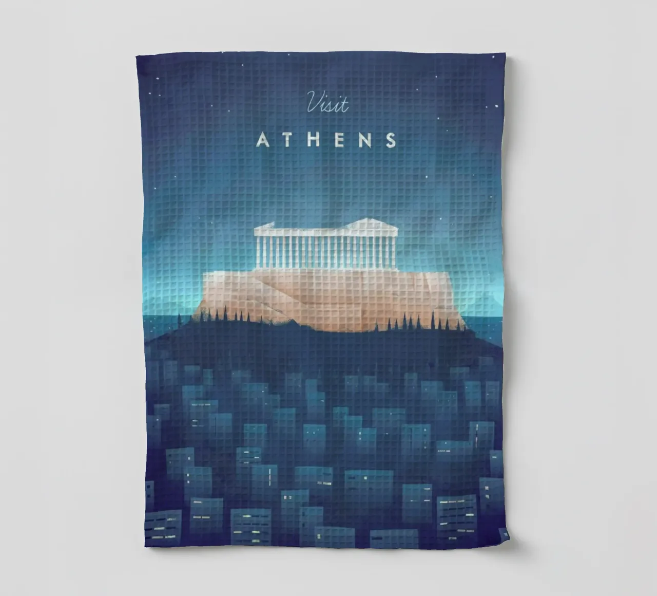 Athens Geschirrtuch von Henry Rivers