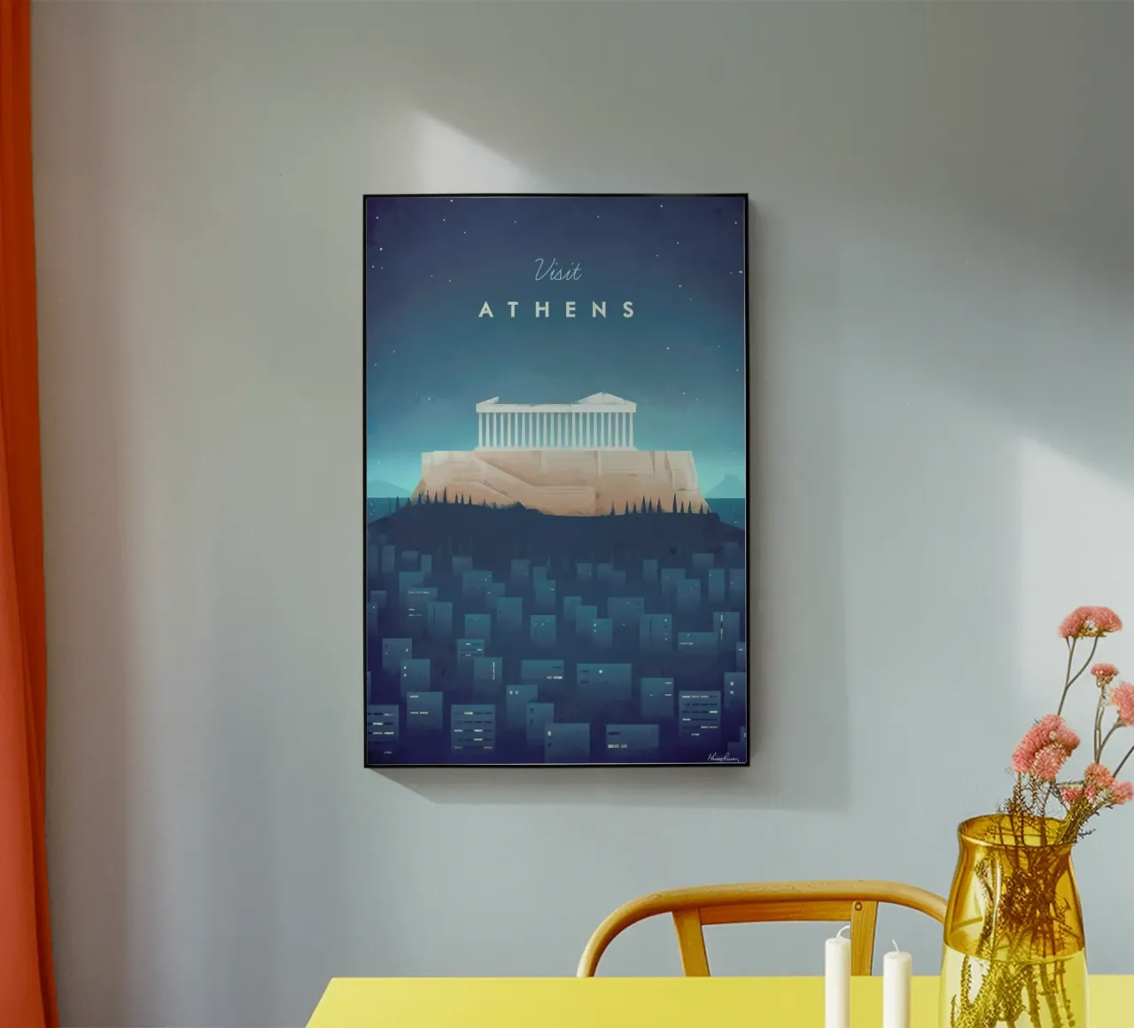 Athens acrylic glass by Henry Rivers