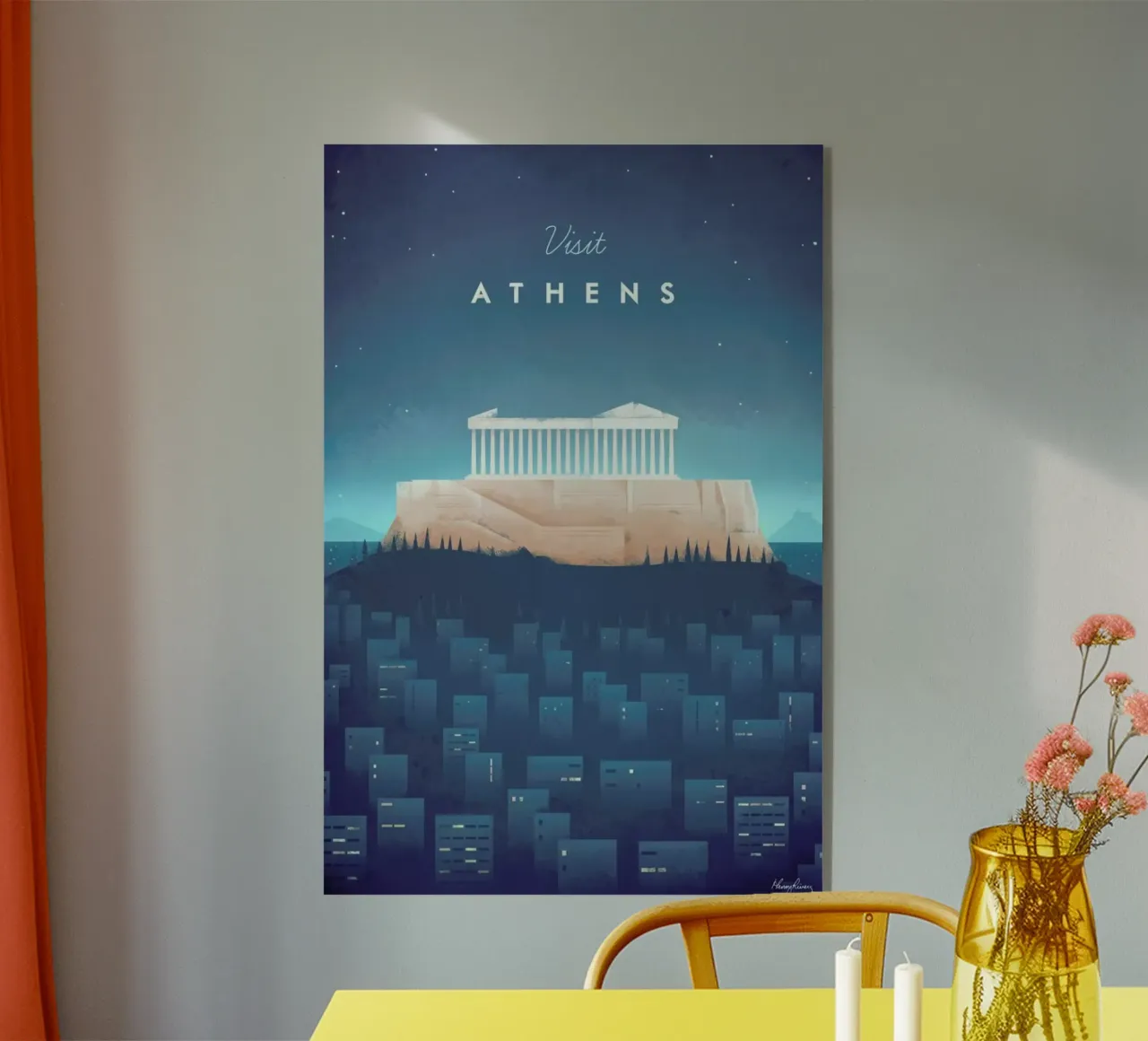 Athens acrylic glass by Henry Rivers