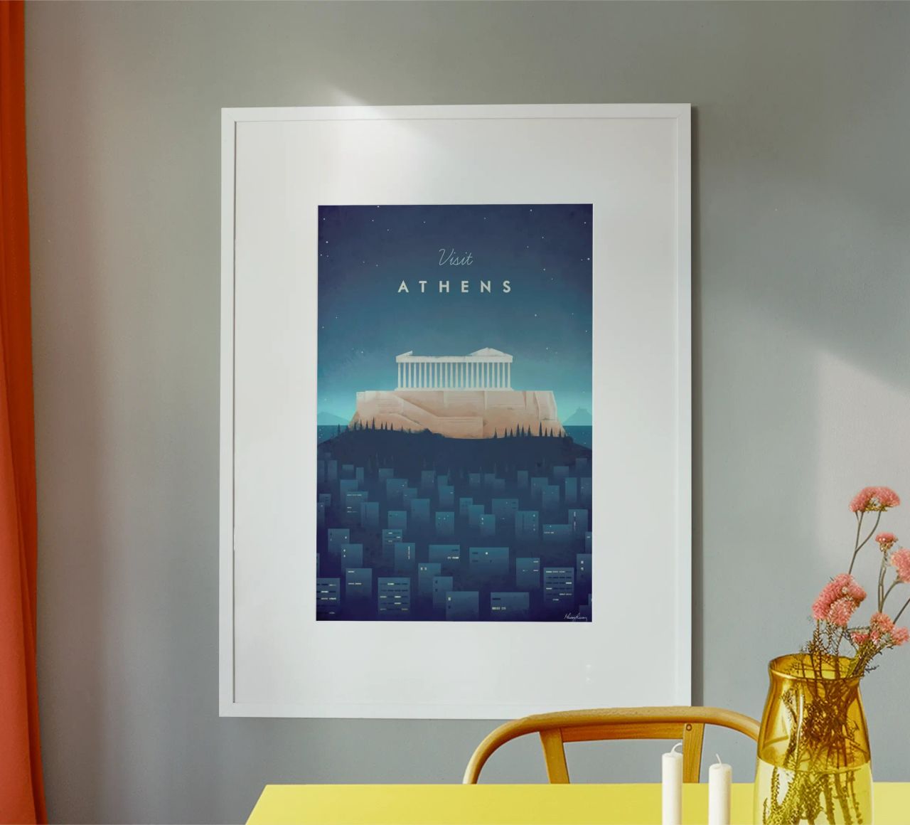 Athens poster de Henry Rivers