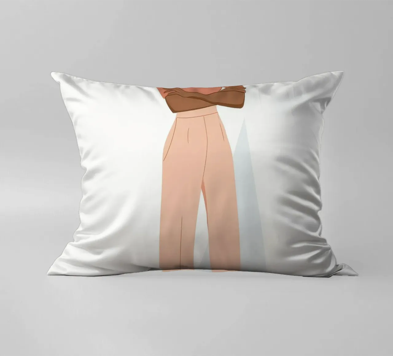 Stylish Silhouette decorative cushion by Artie Shifa