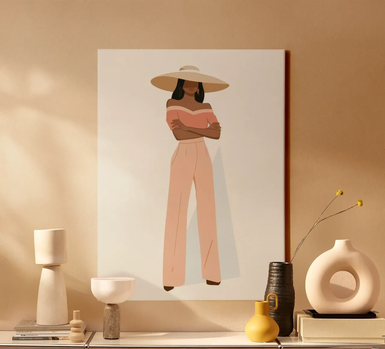 Stijlvol silhouet canvas van Artie Shifa