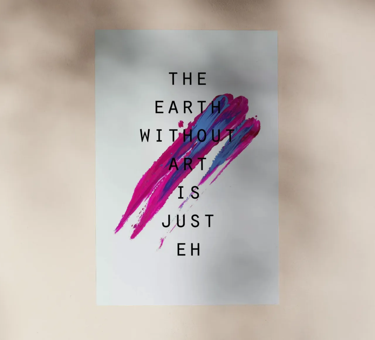 The Earth Without Art pellicola backlit da Hanna Kastl-Lungberg