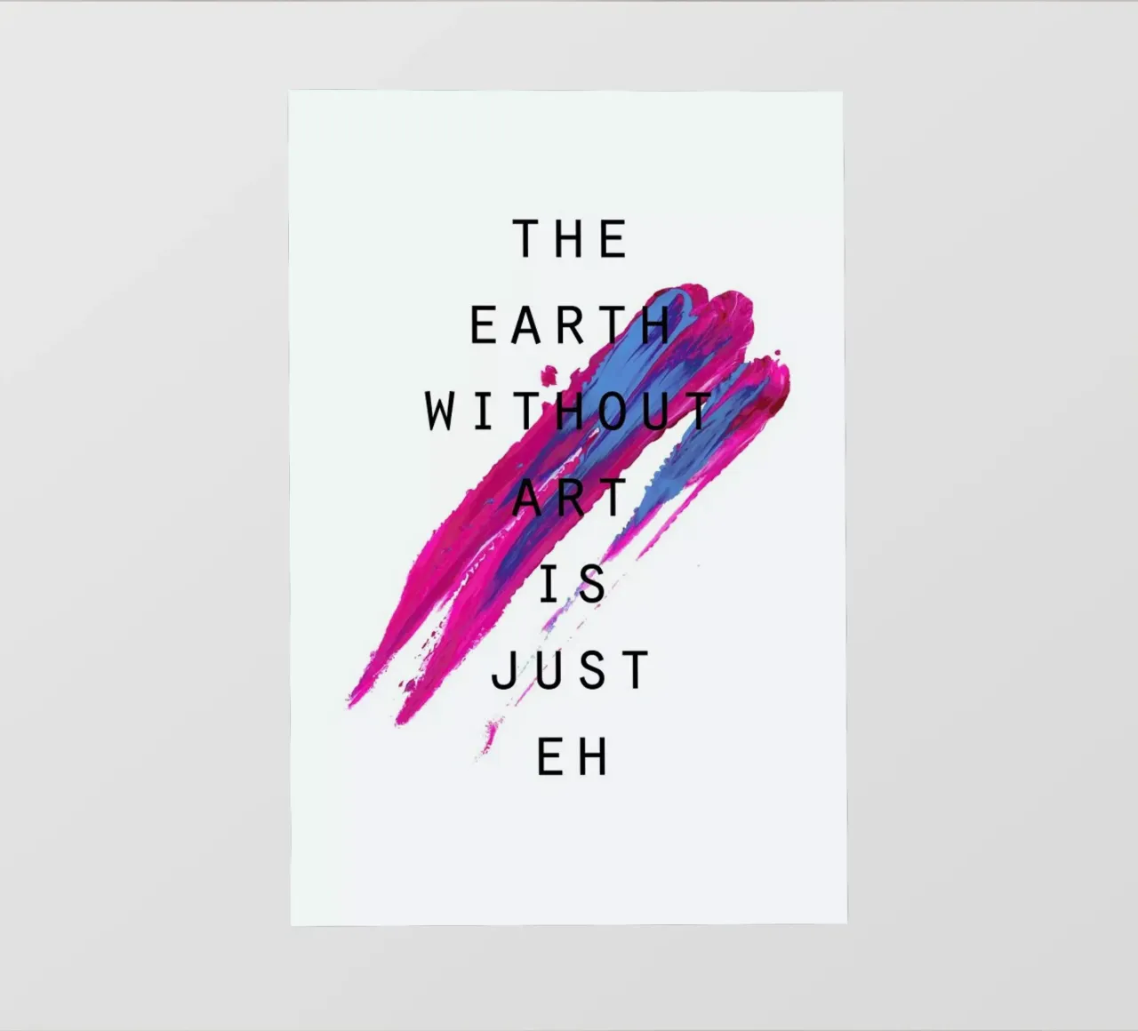 The Earth Without Art telo in pvc da Hanna Kastl-Lungberg