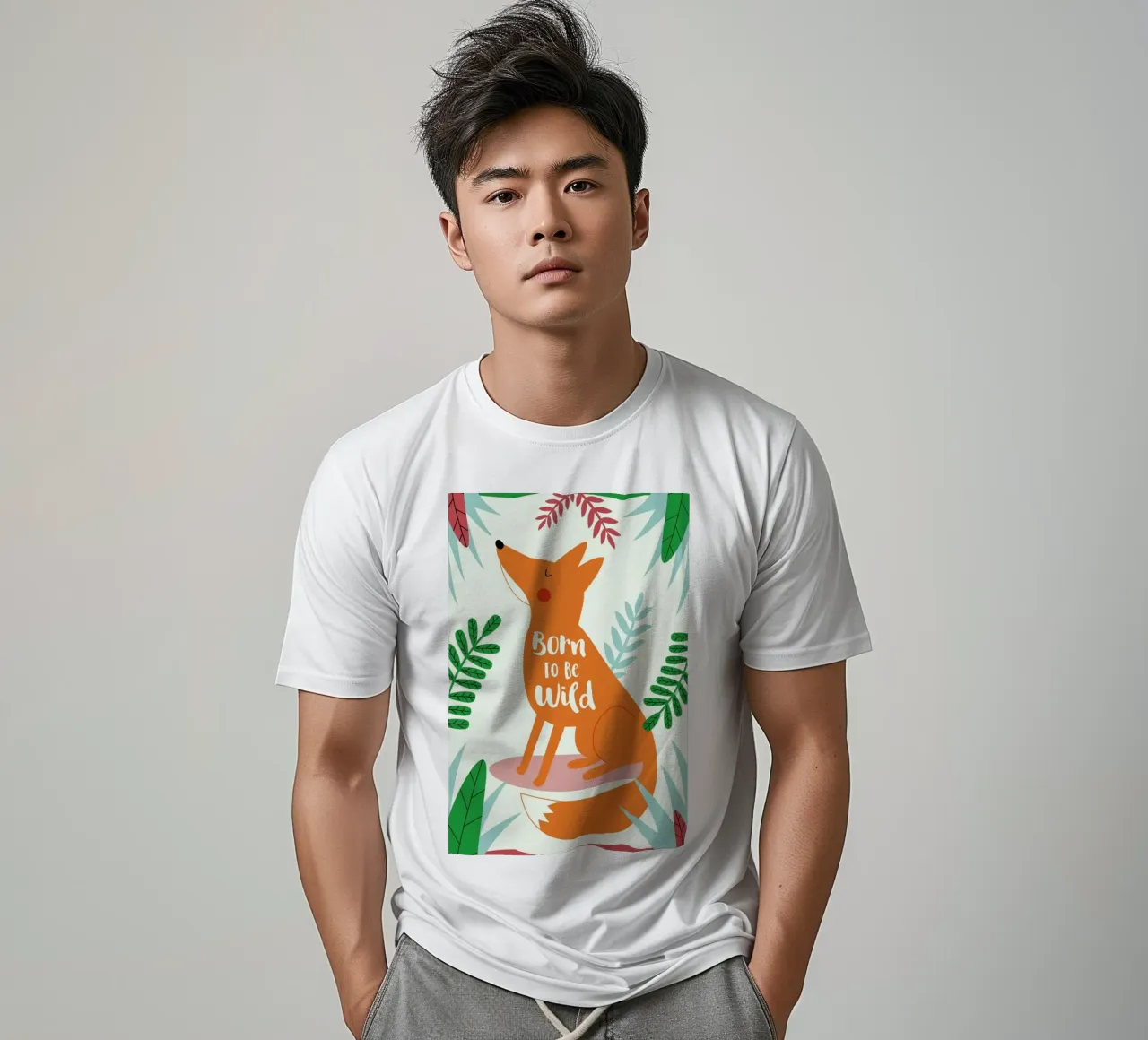 Born to Be Wild Fox t-shirt da Karin Bijlsma