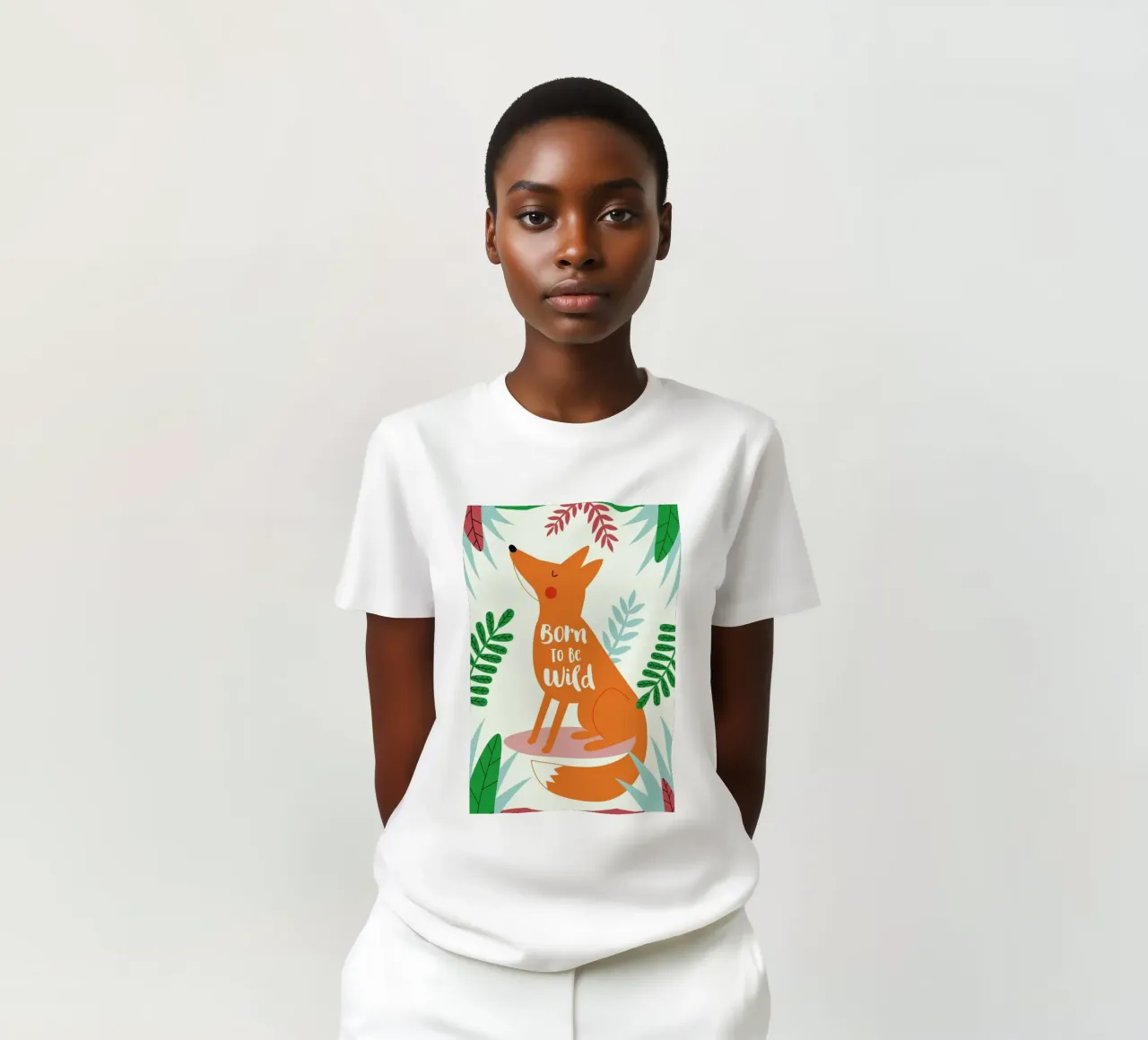 Born to Be Wild Fox t-shirt da Karin Bijlsma