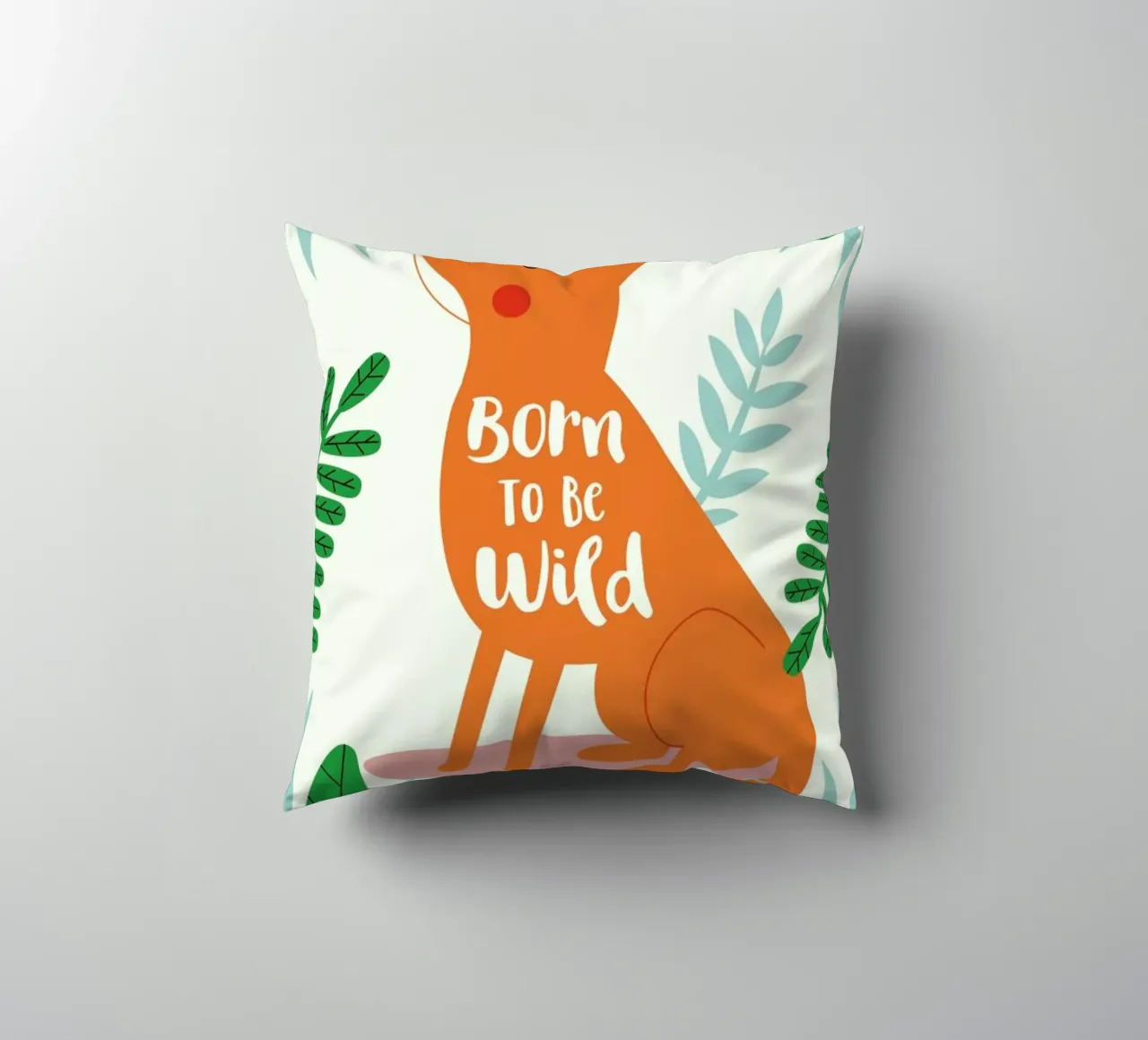 Born to Be Wild Fox cuscino da Karin Bijlsma