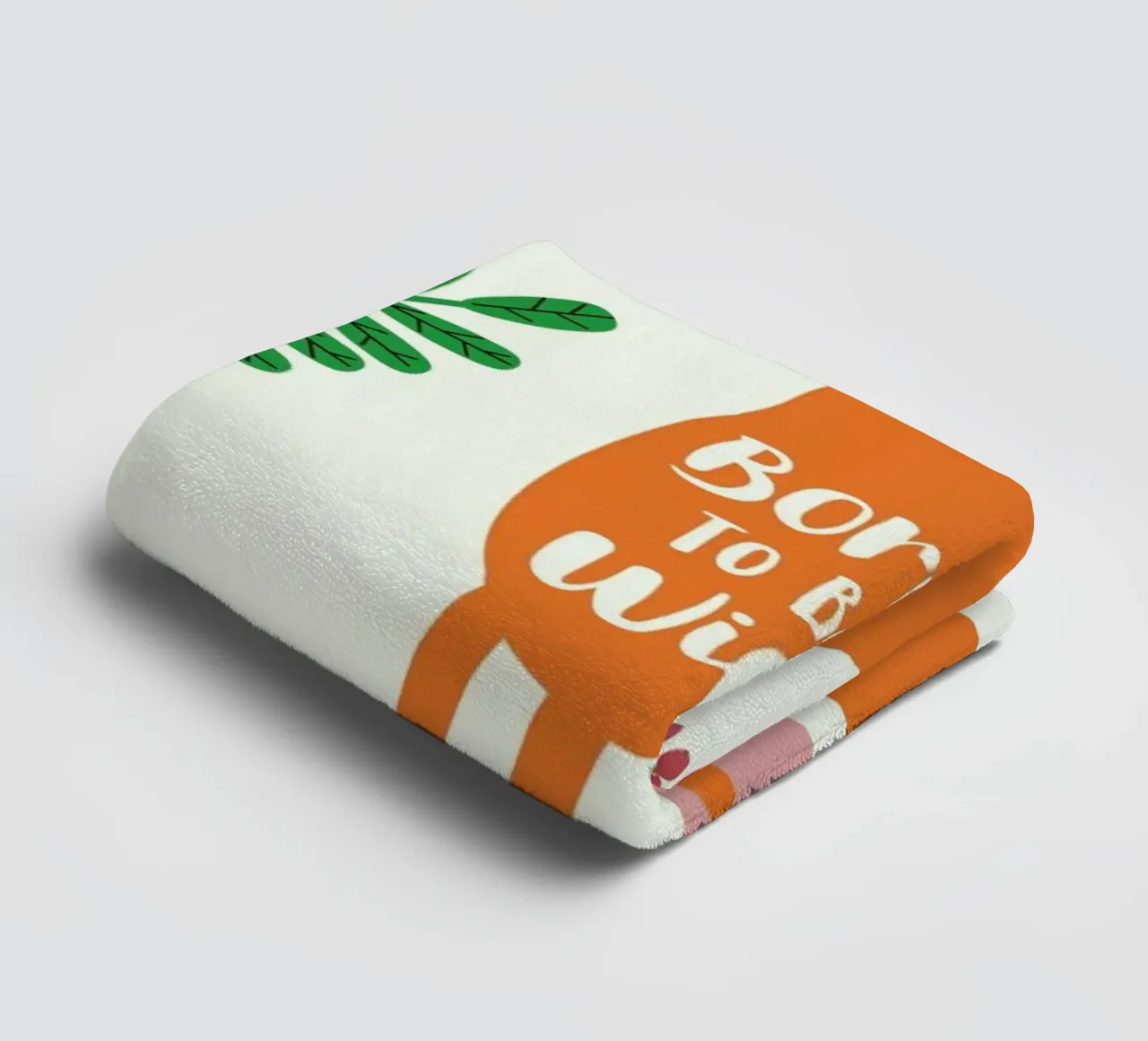 Born to Be Wild Fox asciugamano da bagno da Karin Bijlsma