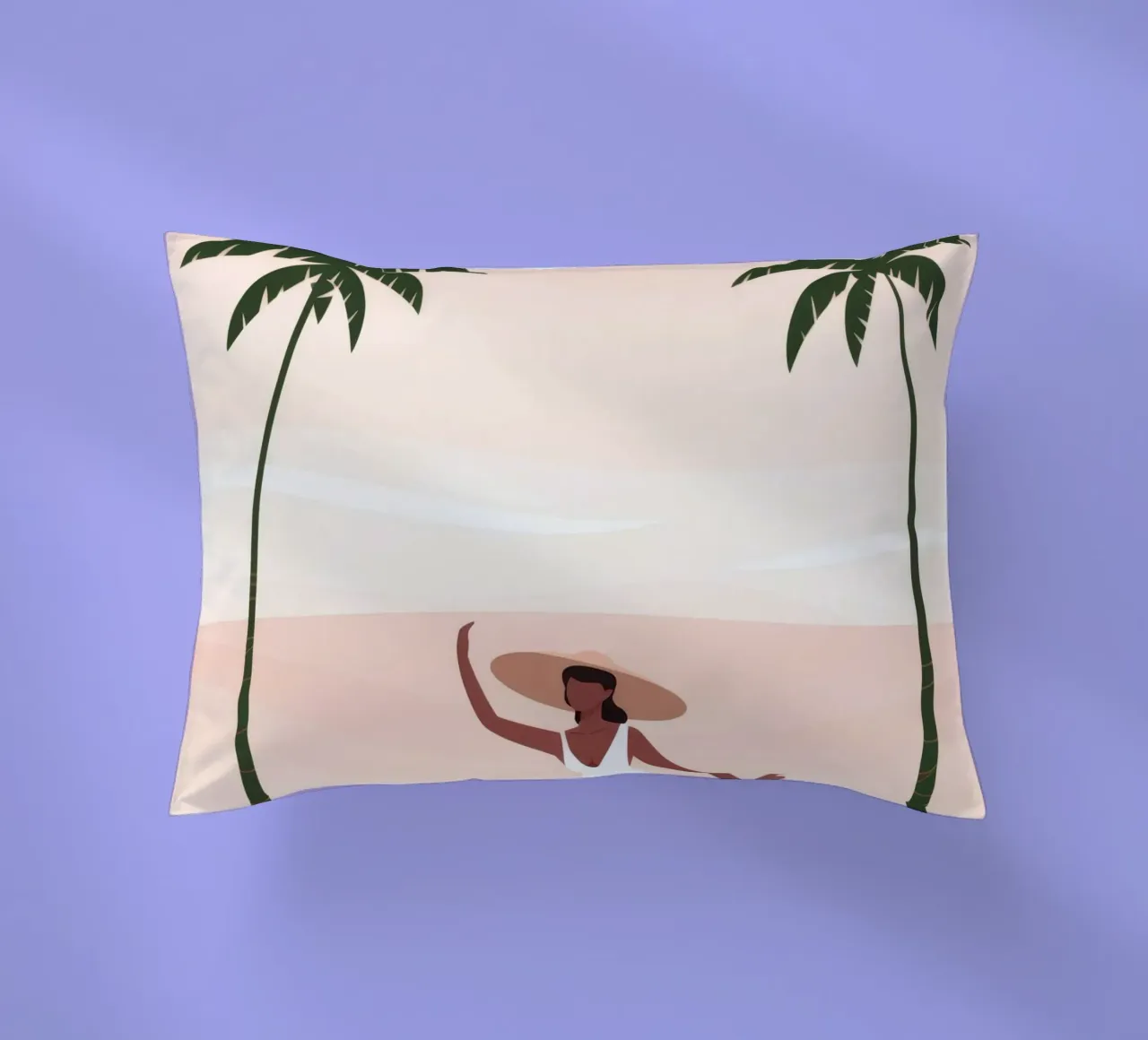 Sunset Dance decorative cushion by Artie Shifa