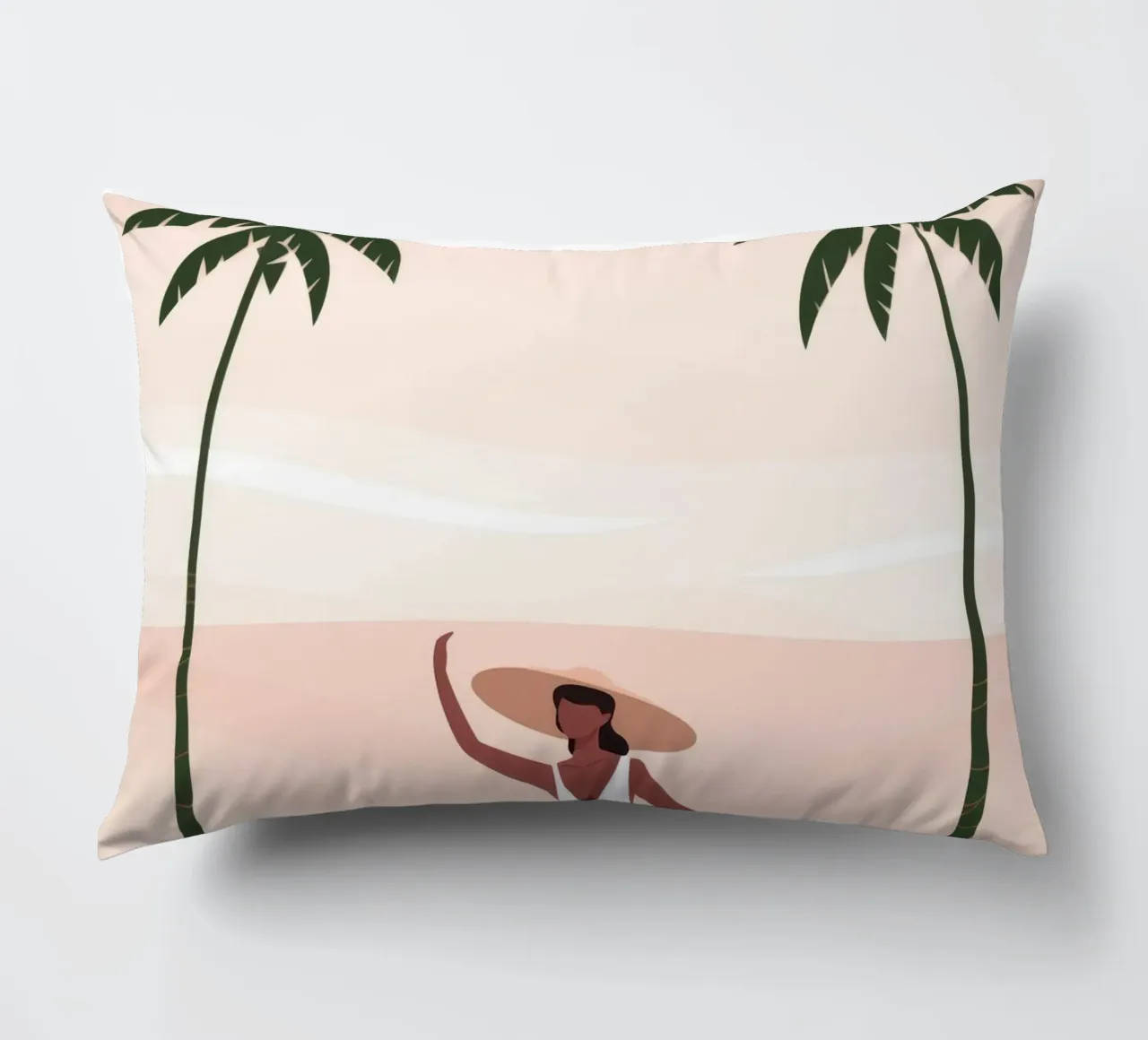 Sunset Dance decorative cushion by Artie Shifa