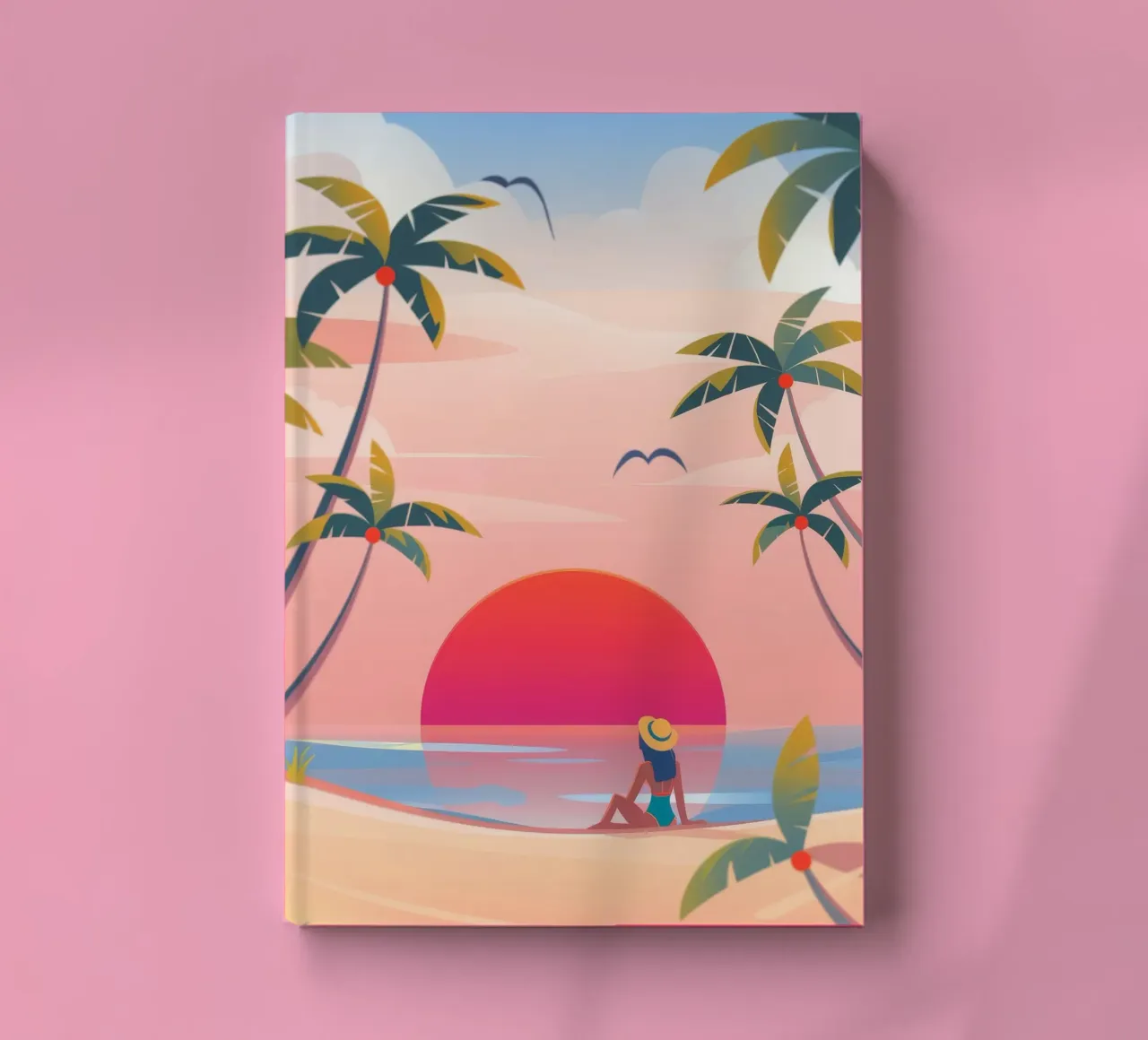 Sunset Reverie notebook by Artie Shifa