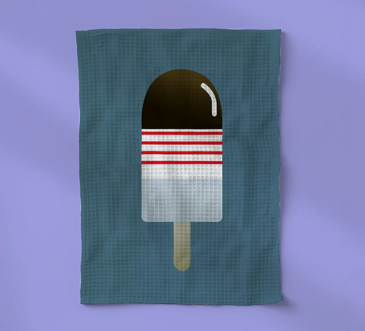 The Ice Cream Poster Geschirrtuch von And I Love You She Said