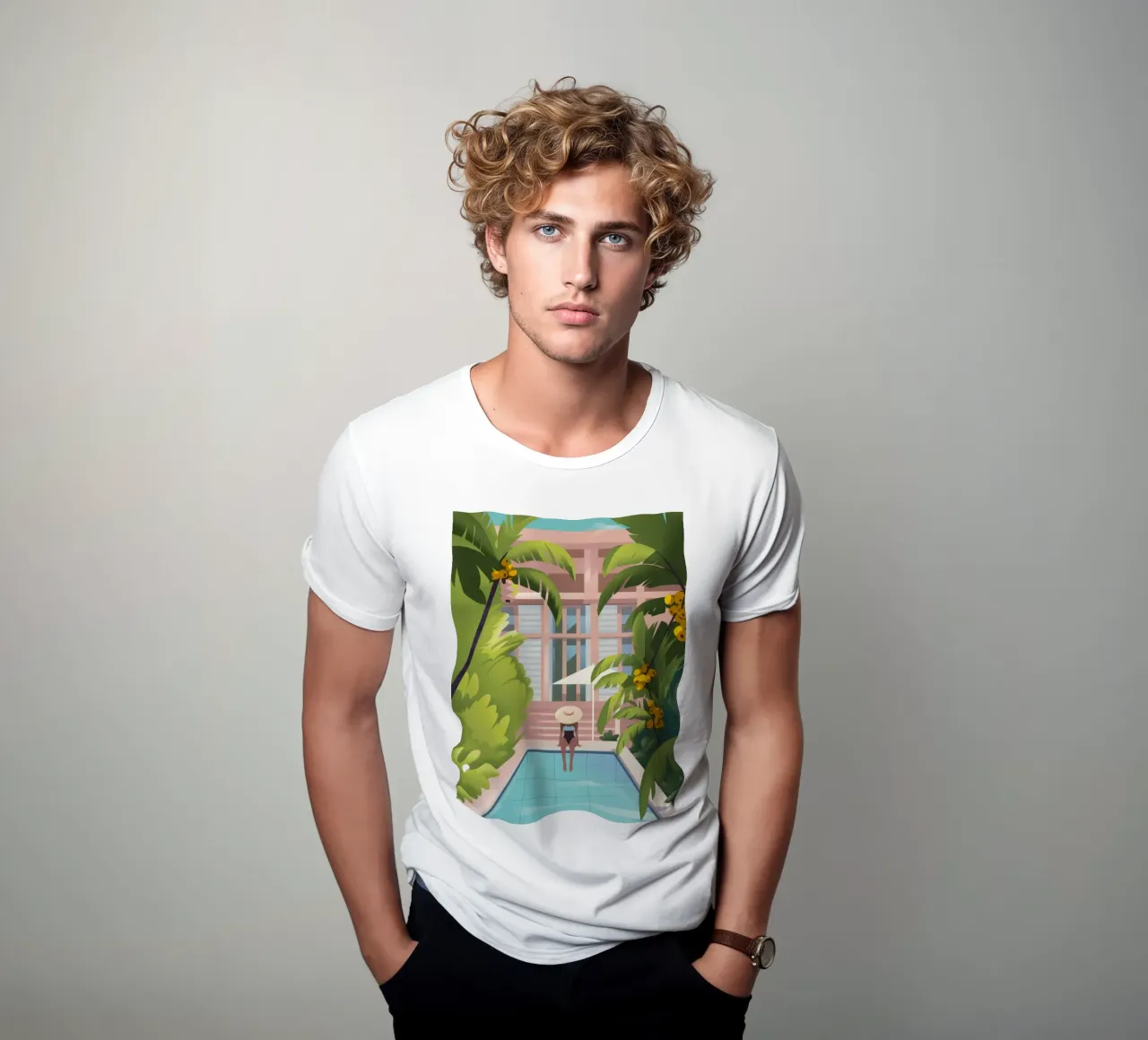 Oasis de tranquillité t-shirt de Artie Shifa