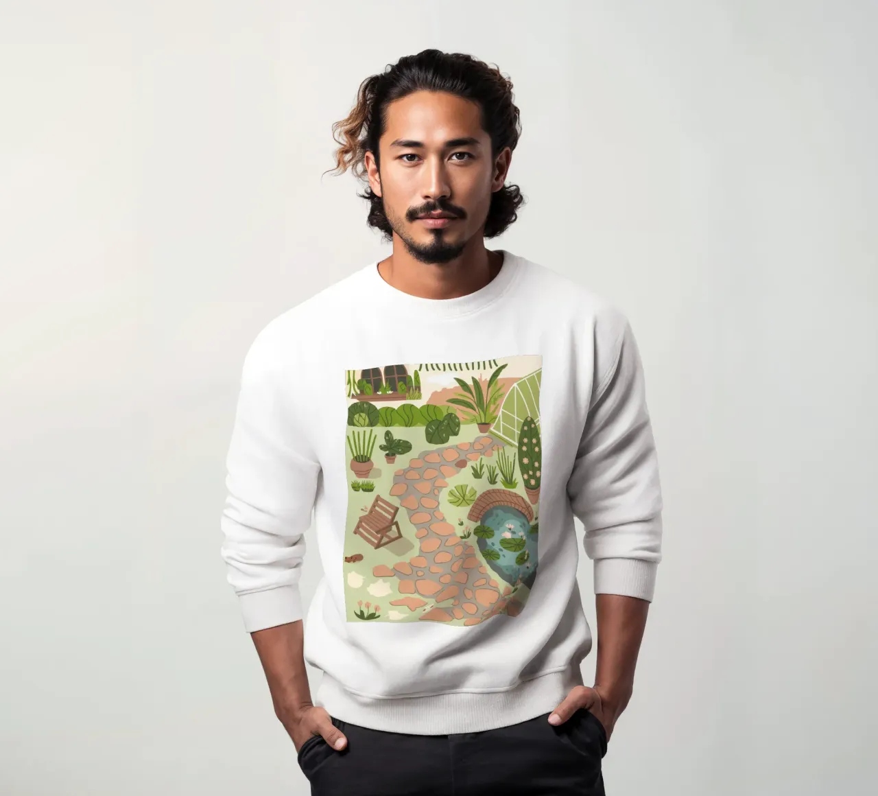 Tranquil Path sudadera de Artie Shifa