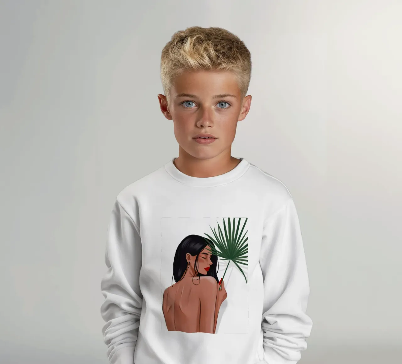 Tropische Gelassenheit Kinder Sweatshirt von Artie Shifa