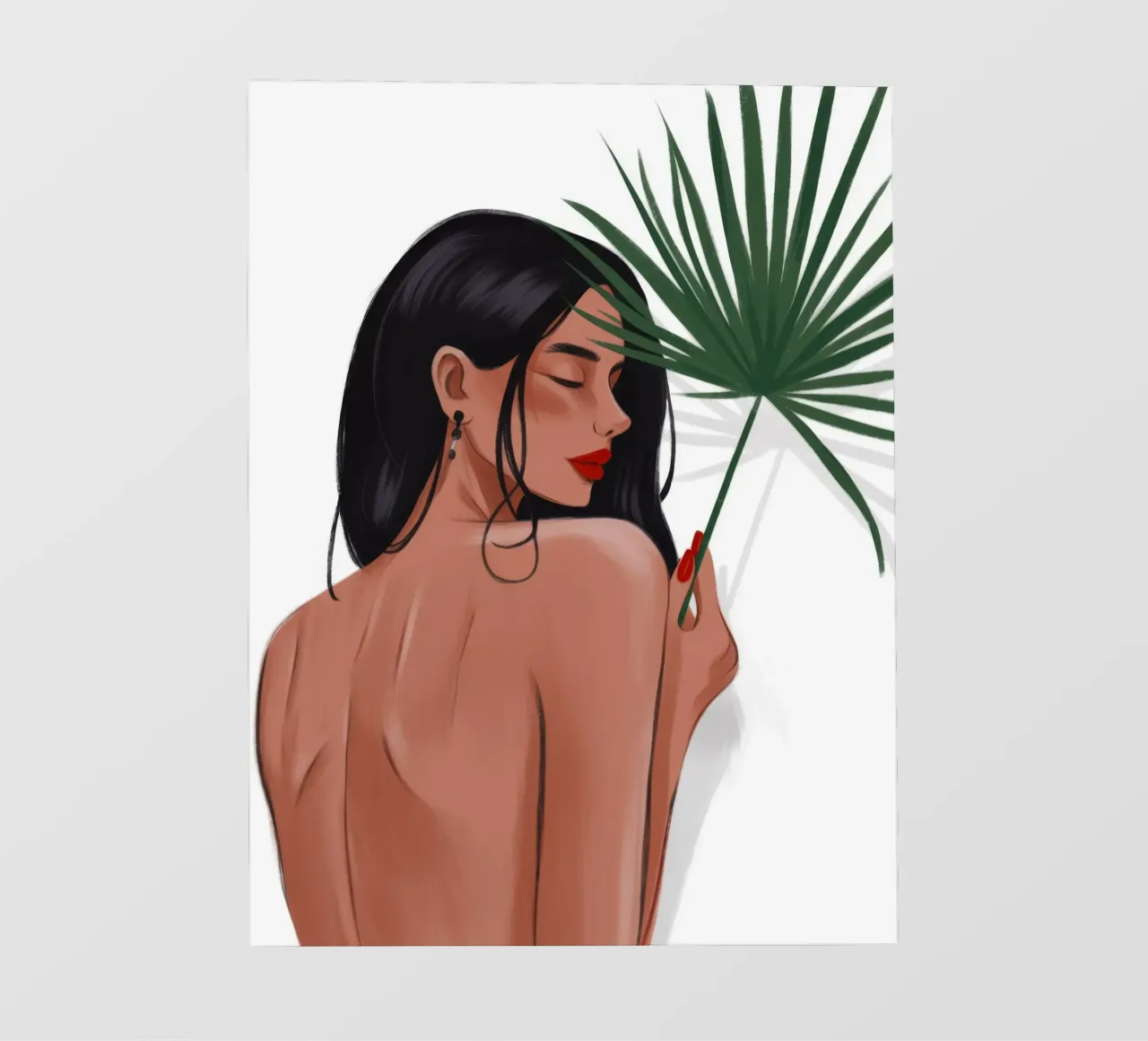 Serenità tropicale telo in pvc da Artie Shifa