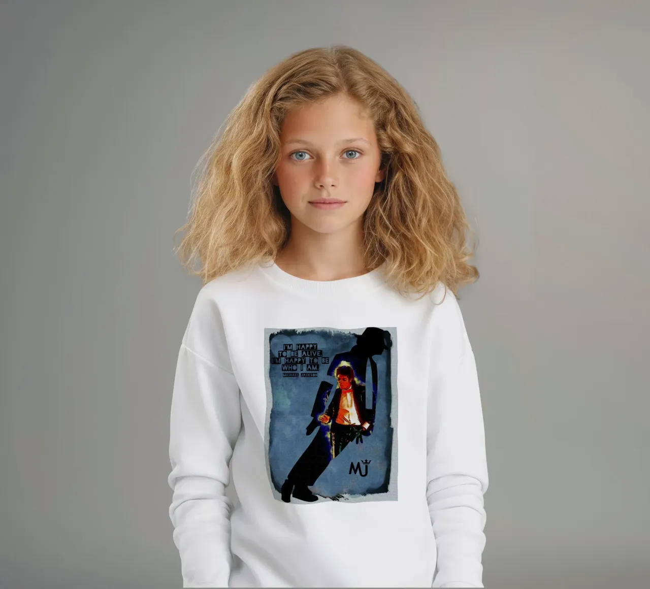 Sono felice di essere vivo felpa bambino da Gunawan Rb
