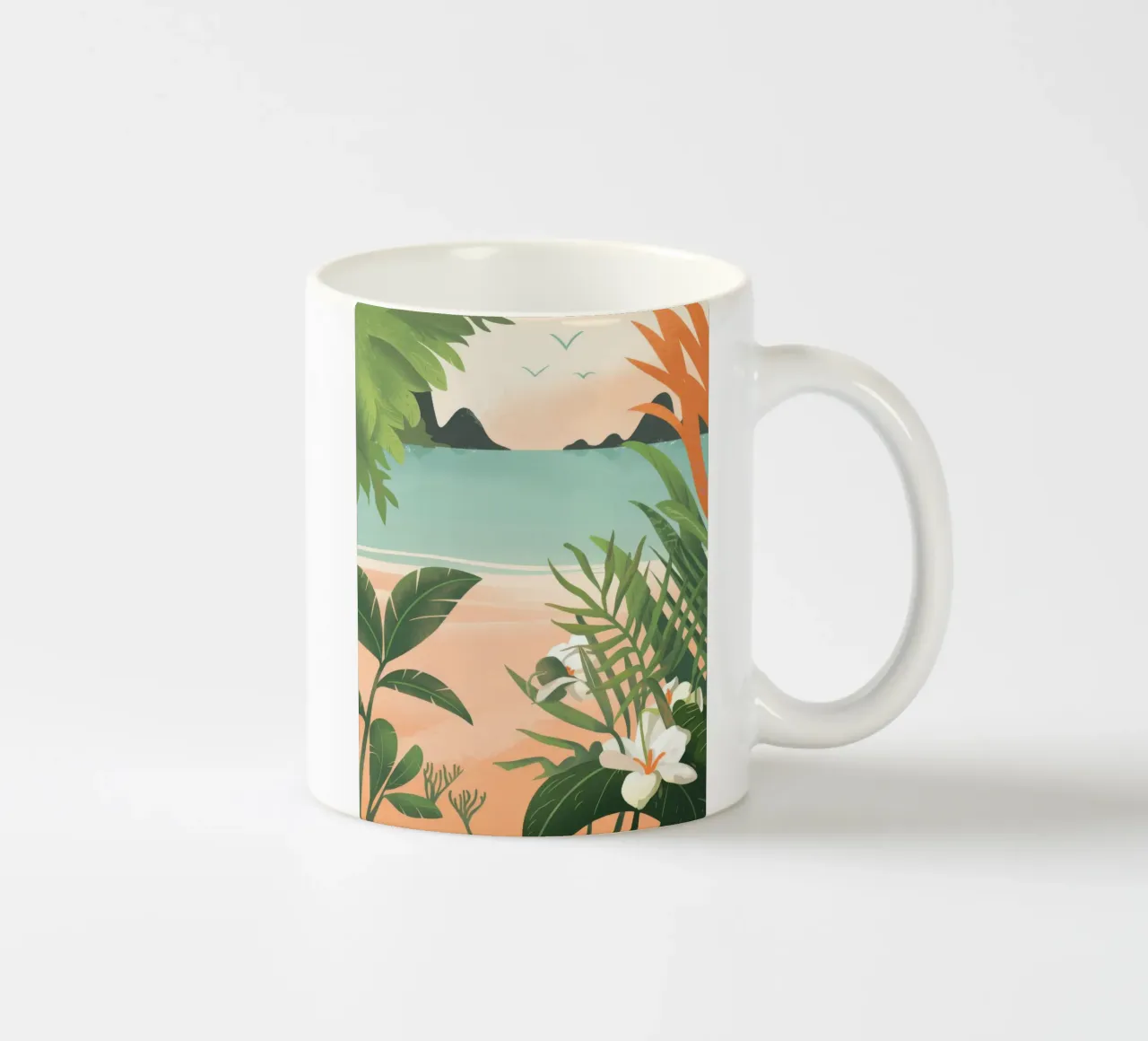 Tranquillità tropicale tazza in ceramica da Artie Shifa