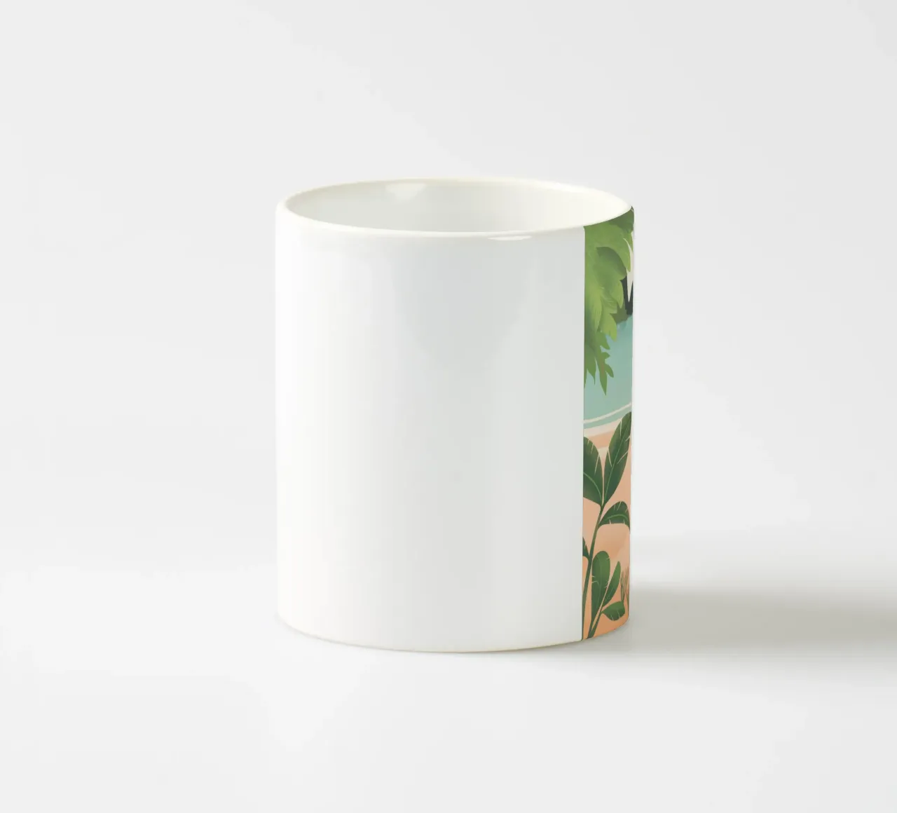 Tranquillità tropicale tazza in ceramica da Artie Shifa