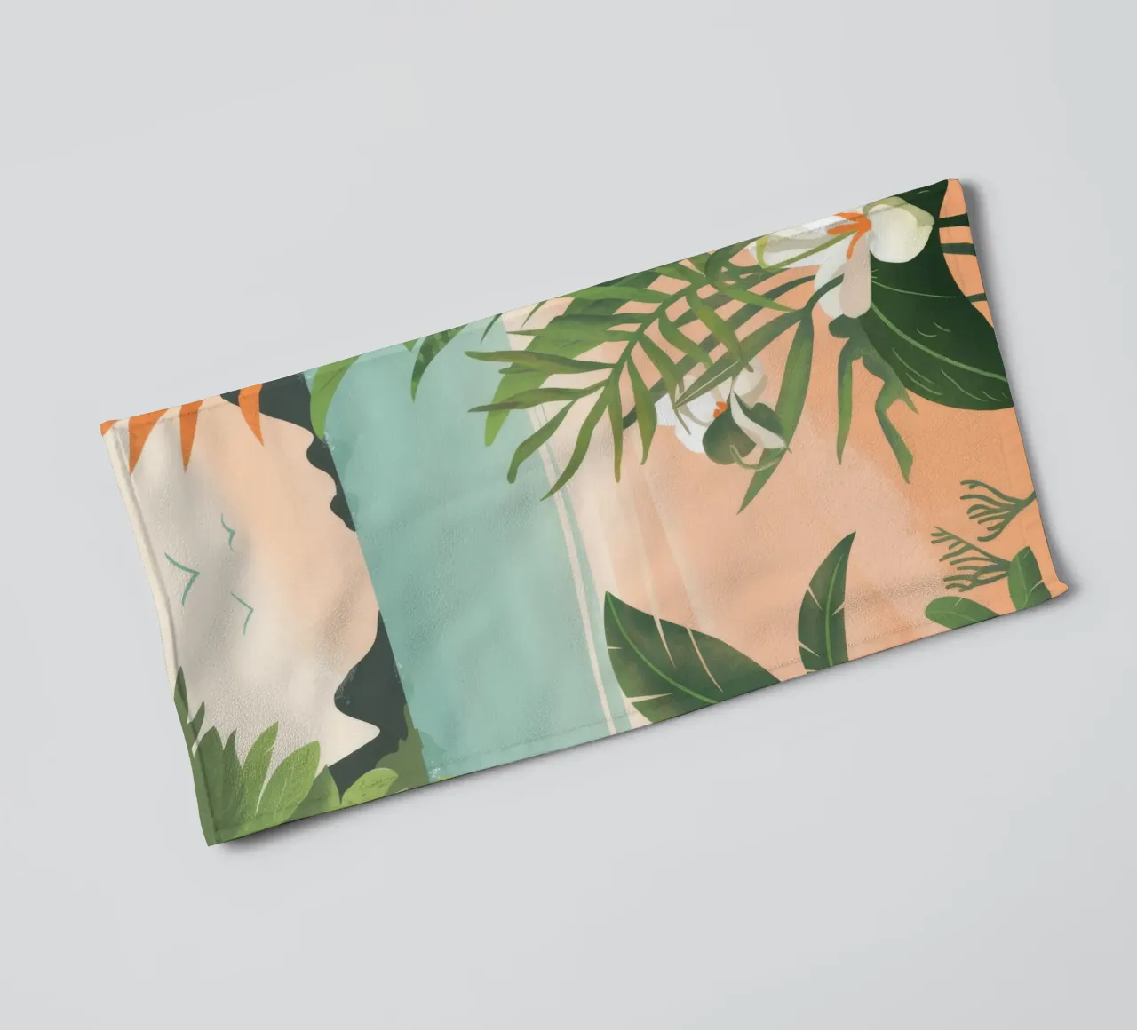 Tranquillità tropicale asciugamano da bagno da Artie Shifa