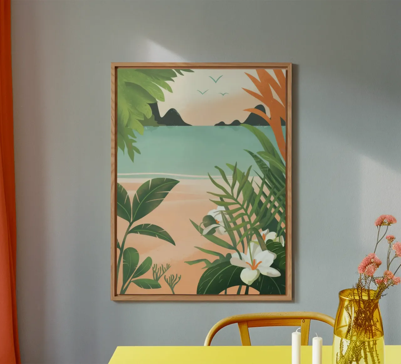 Tranquillità tropicale alluminio dibond da Artie Shifa