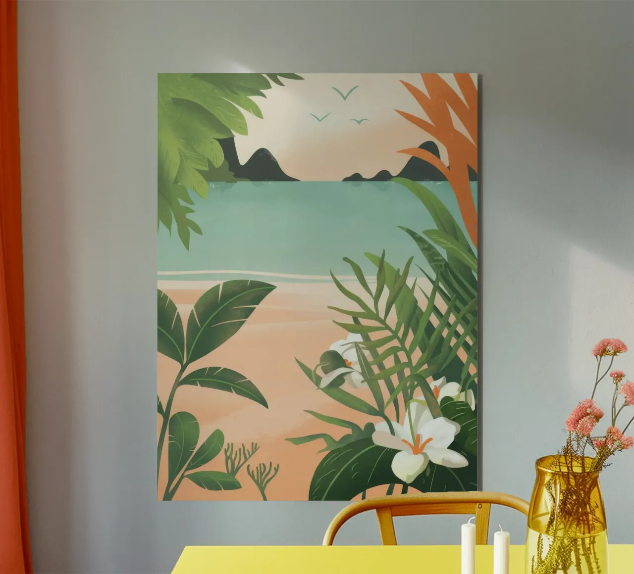 Tranquillità tropicale alluminio dibond da Artie Shifa