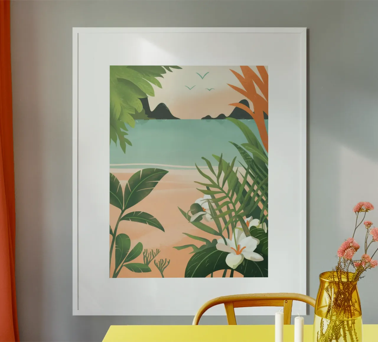 Tranquillità tropicale carta hahnemühle da Artie Shifa