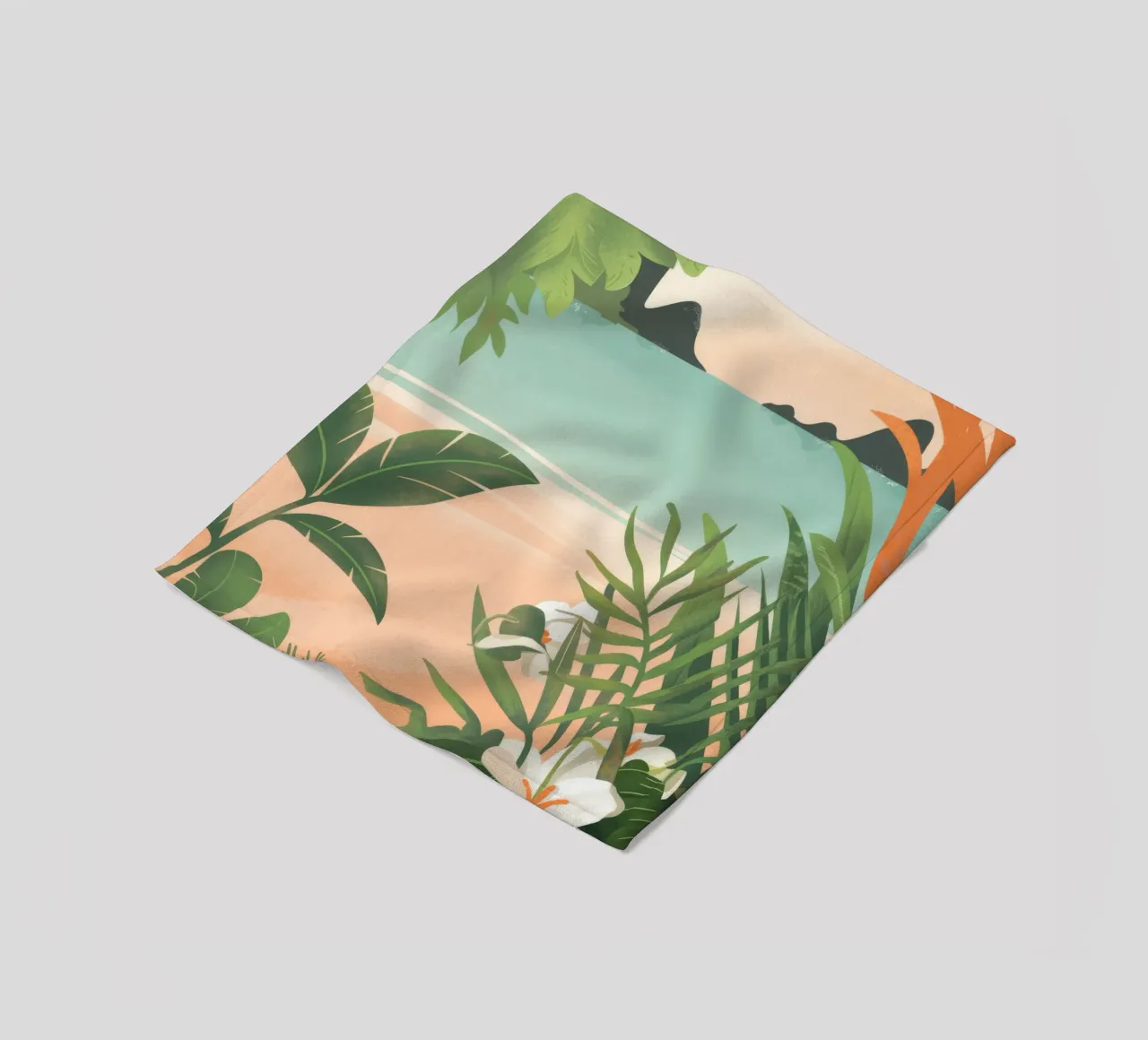 Tranquillità tropicale coperta in pile da Artie Shifa