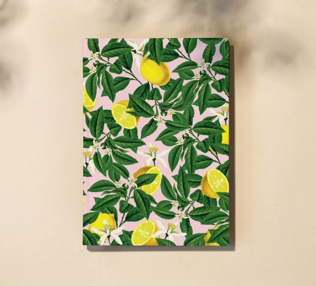 Lemonade Botanical Nature Pastel Tropical Floral Pattern carnet de notes de 83oranges