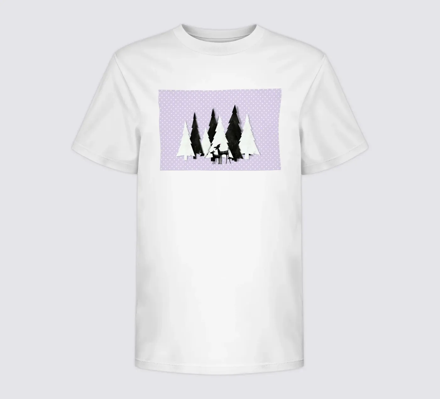 Winter Forest kinder t-shirt van Monika Strigel