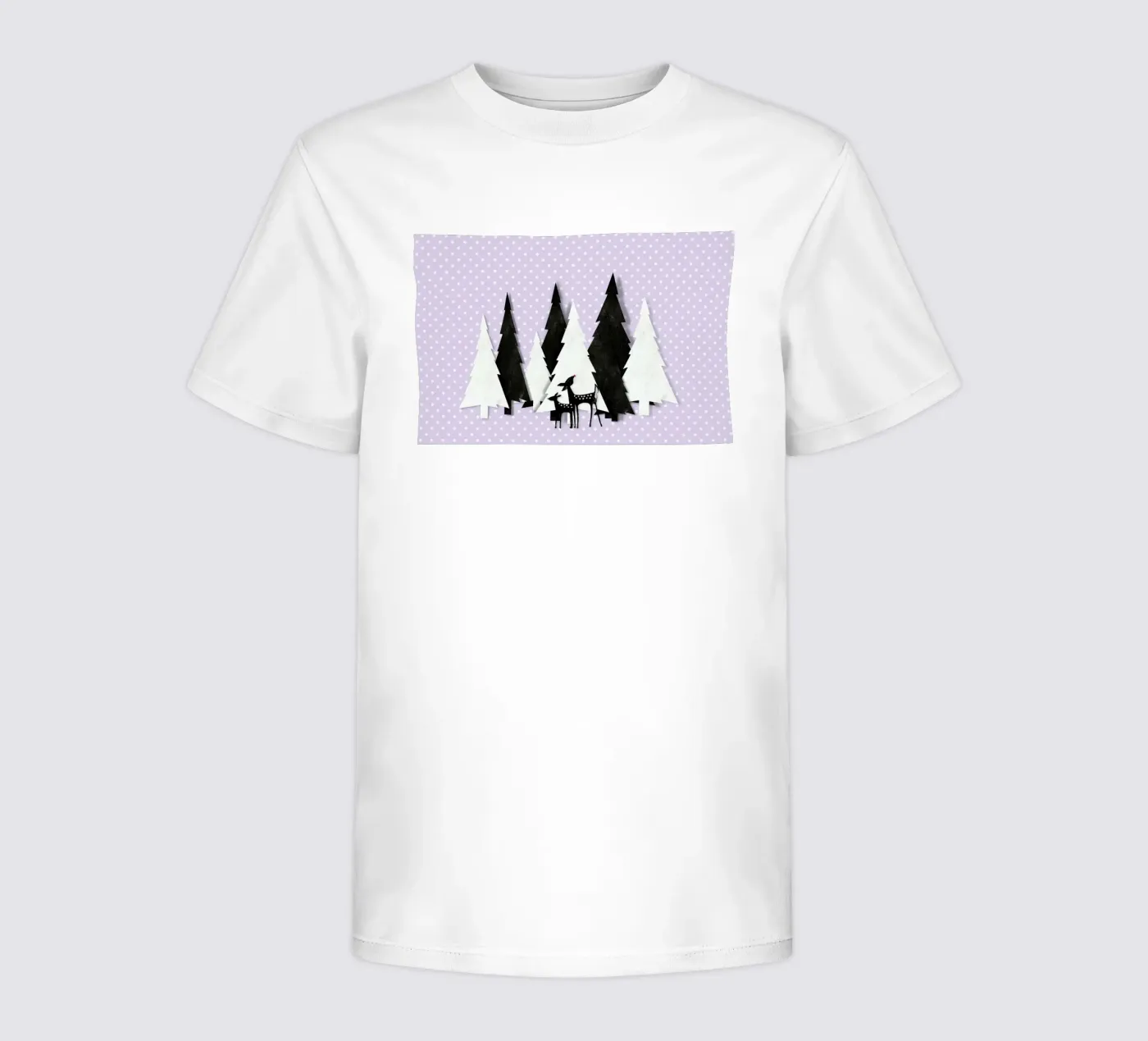 Winter Forest kinder t-shirt van Monika Strigel