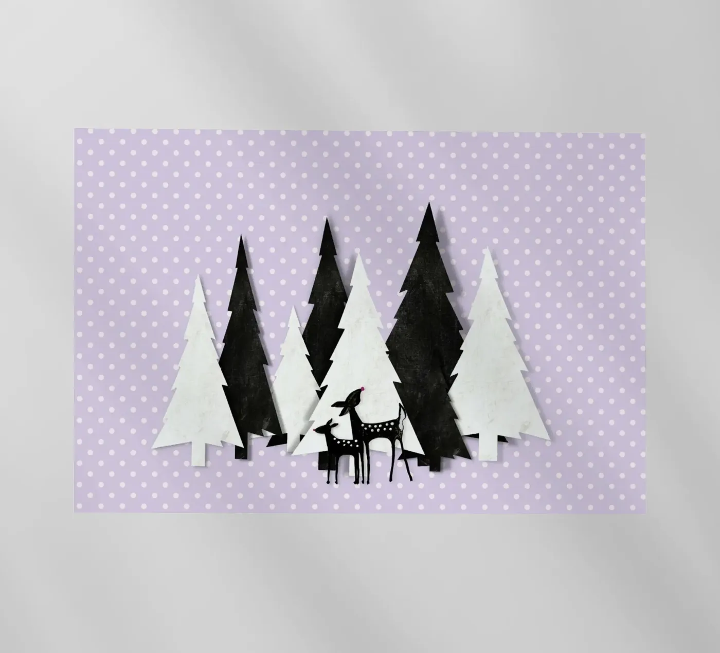 Winterbos backlit folie van Monika Strigel