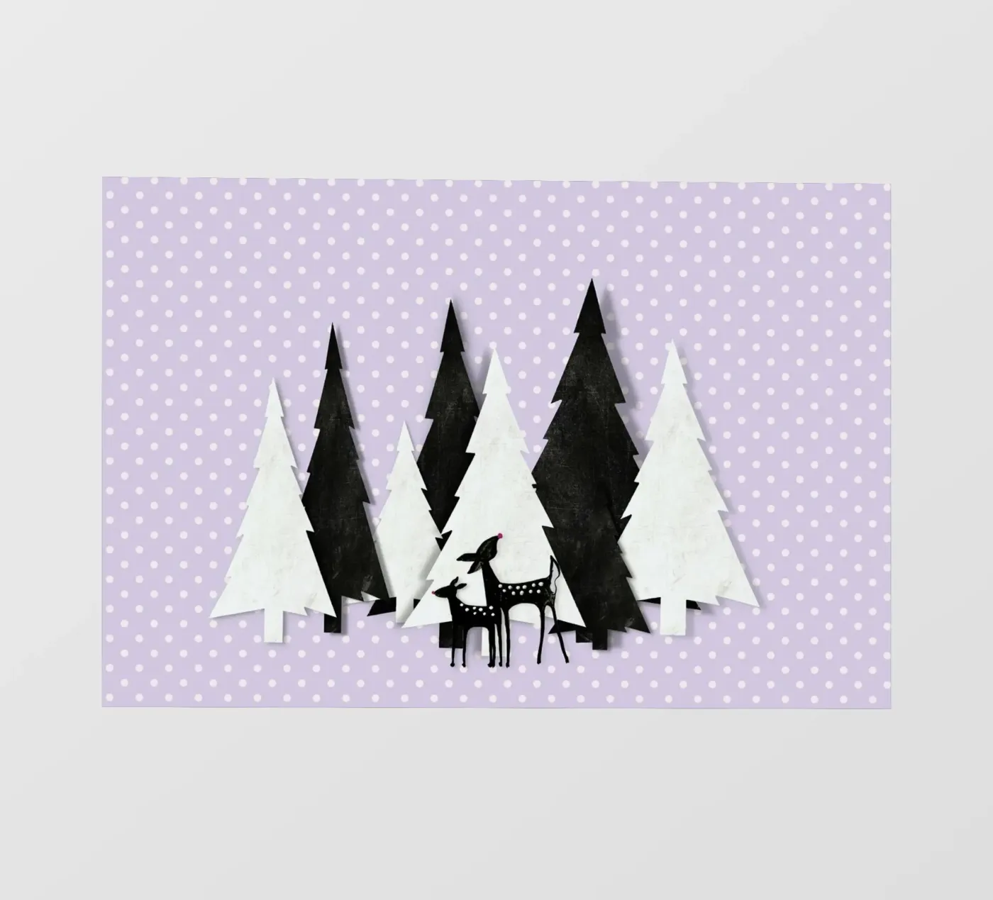 Winterbos backlit folie van Monika Strigel