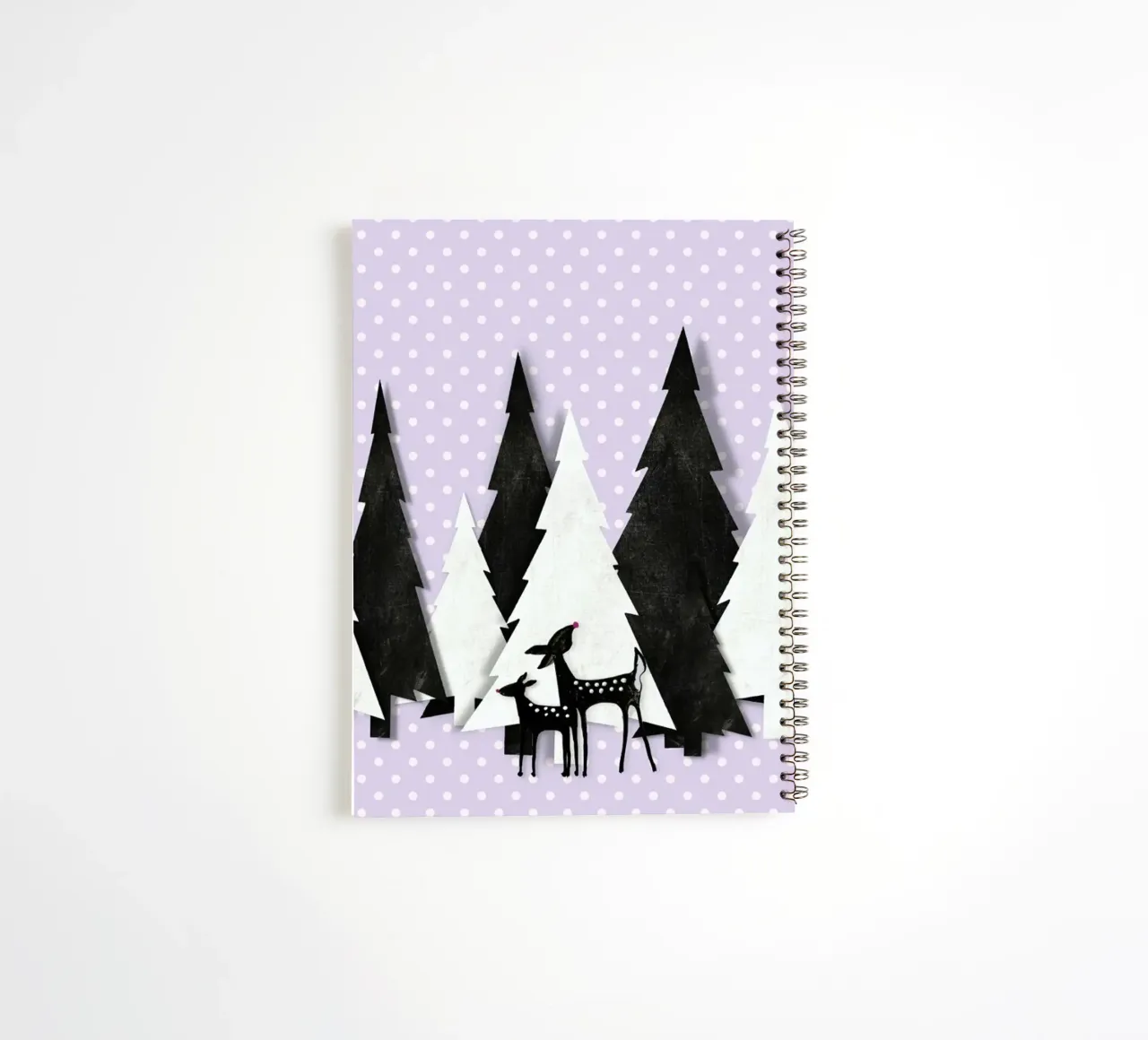 Winter Forest spiral notebook by Monika Strigel