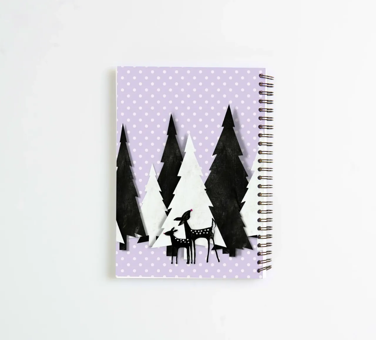 Winter Forest spiral notebook by Monika Strigel