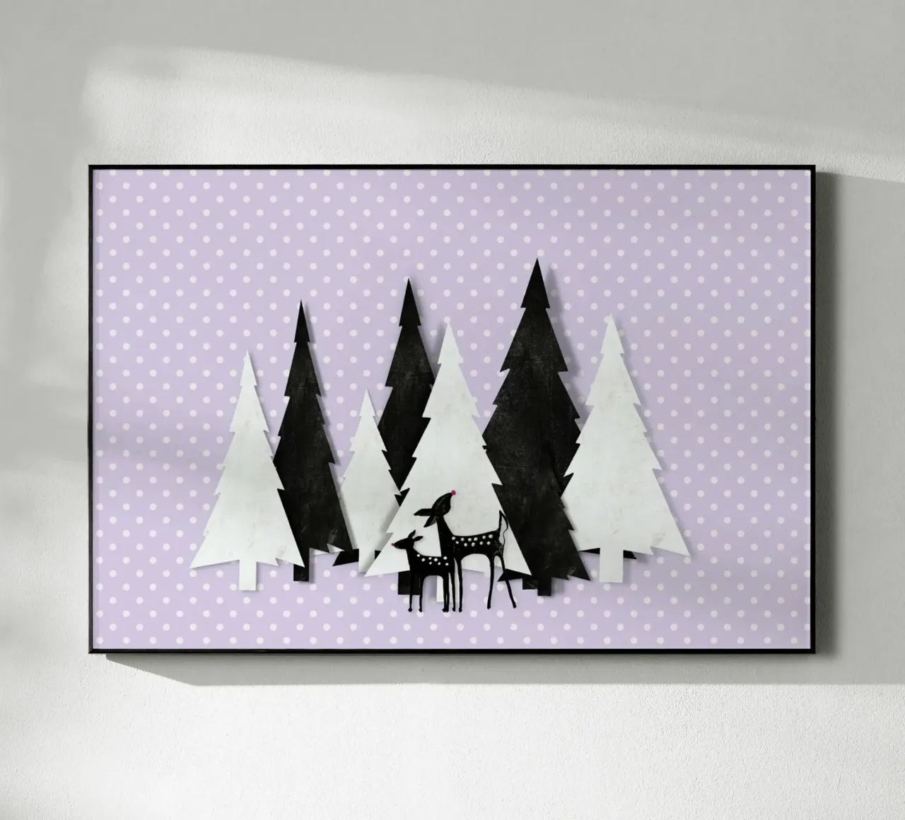 Foresta invernale plexiglass da Monika Strigel