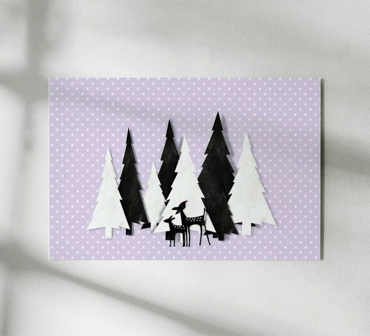 Foresta invernale plexiglass da Monika Strigel