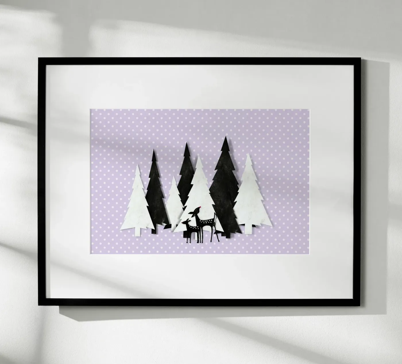 Winterbos poster van Monika Strigel