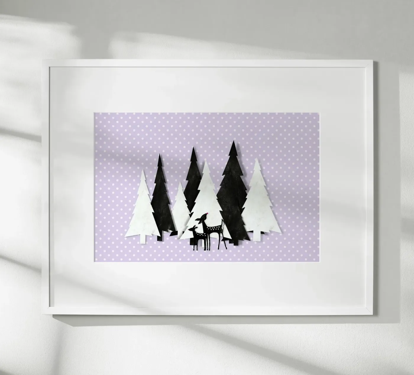 Winterbos poster van Monika Strigel