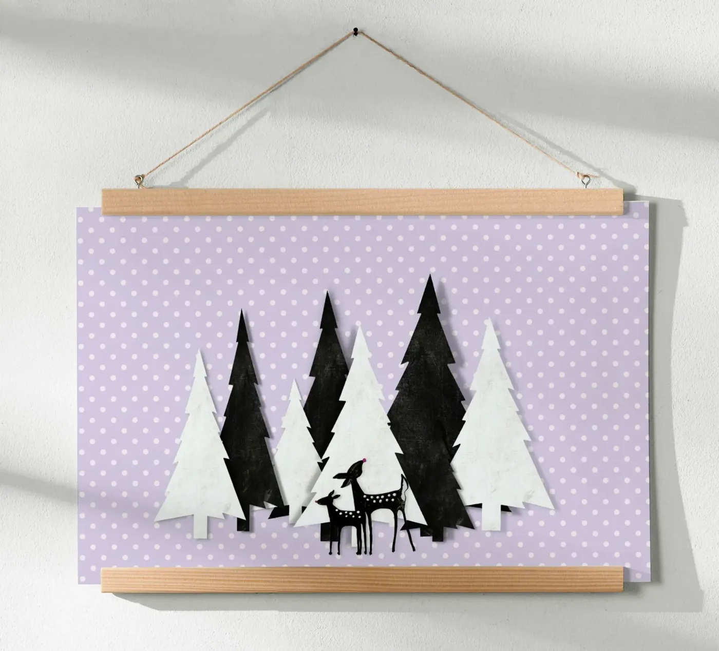 Winterbos poster van Monika Strigel