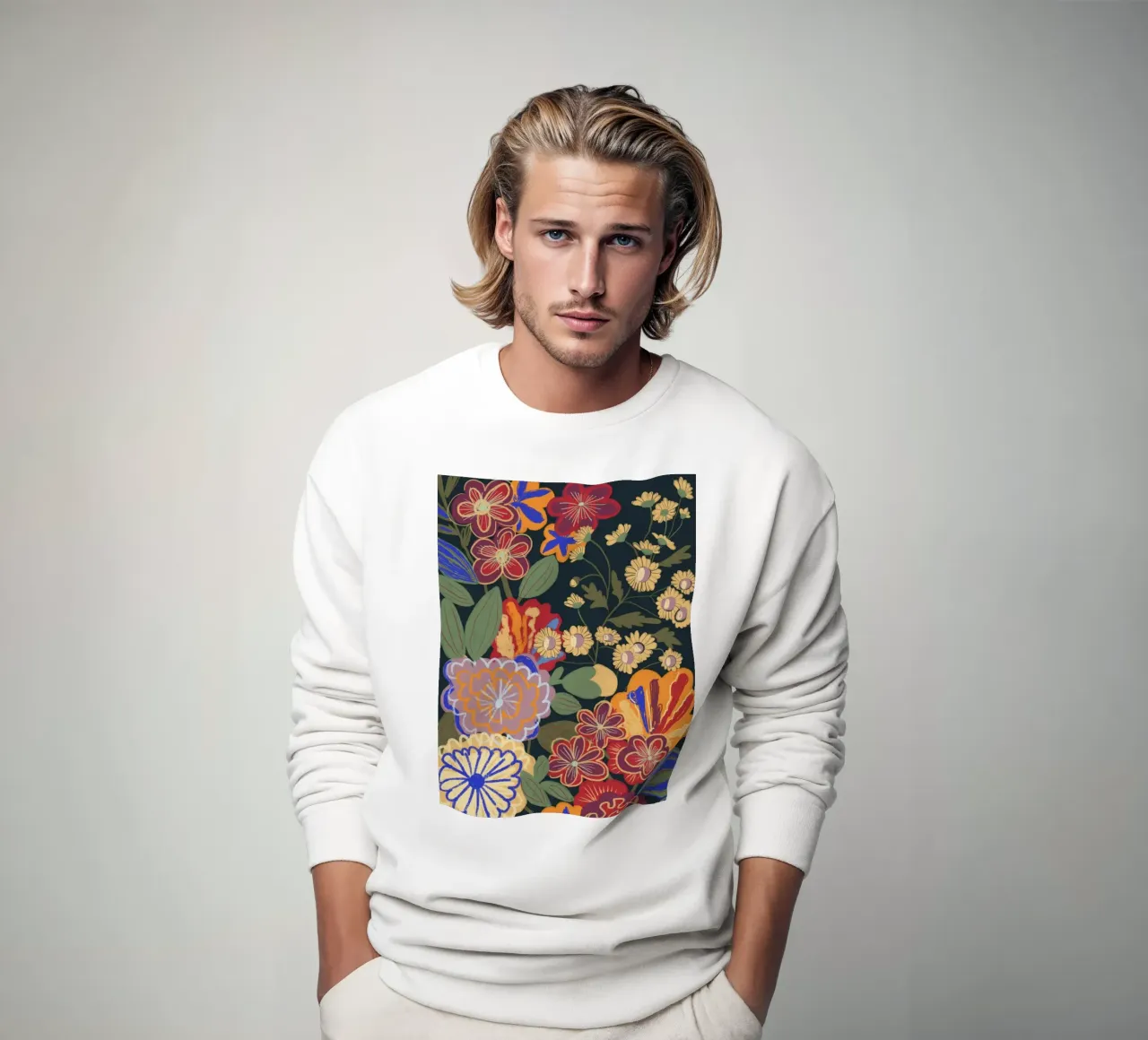 Eclipse garden sweatshirt by GigiRosado