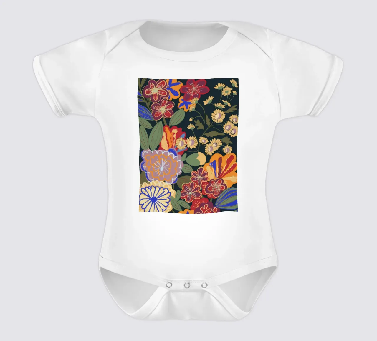 Eclipse garden Kurzarm Babybody von GigiRosado