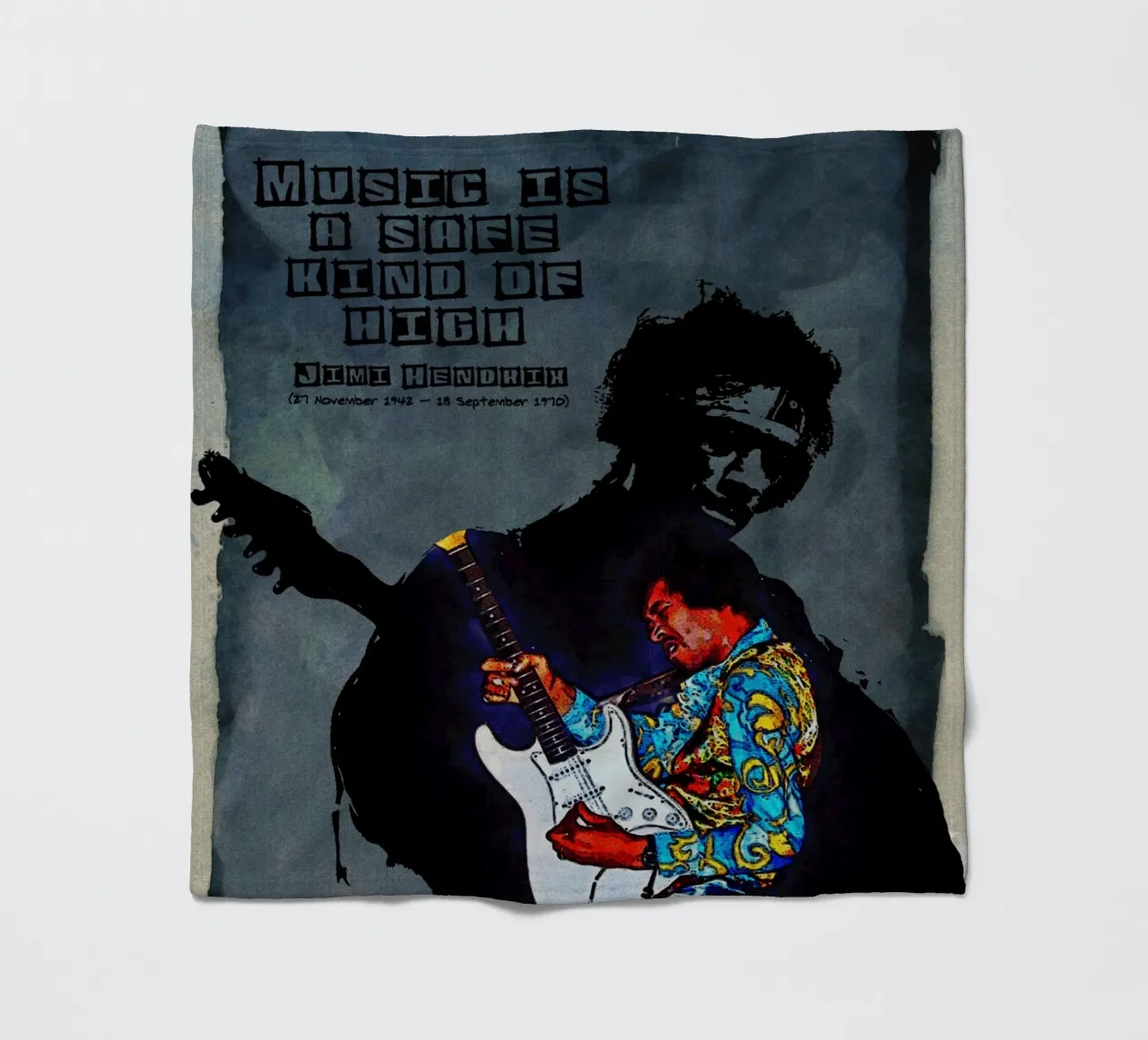 La musique est une forme d'euphorie sans danger plaid polaire de Gunawan Rb