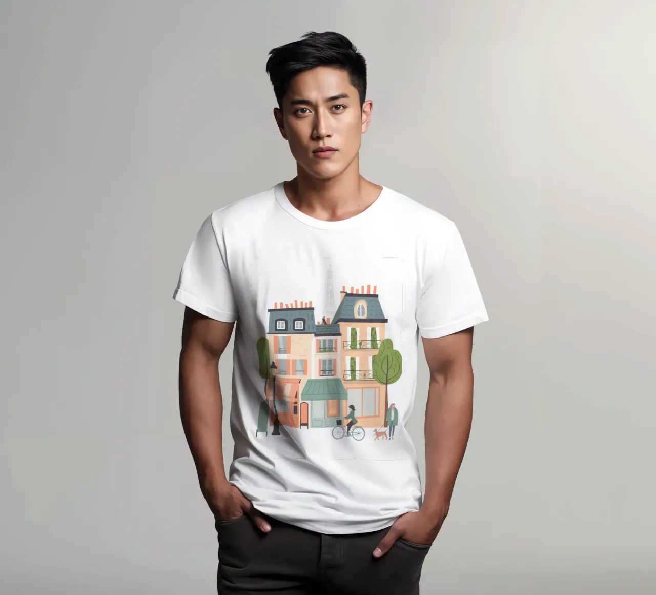Urban Stroll T-Shirt von Artie Shifa