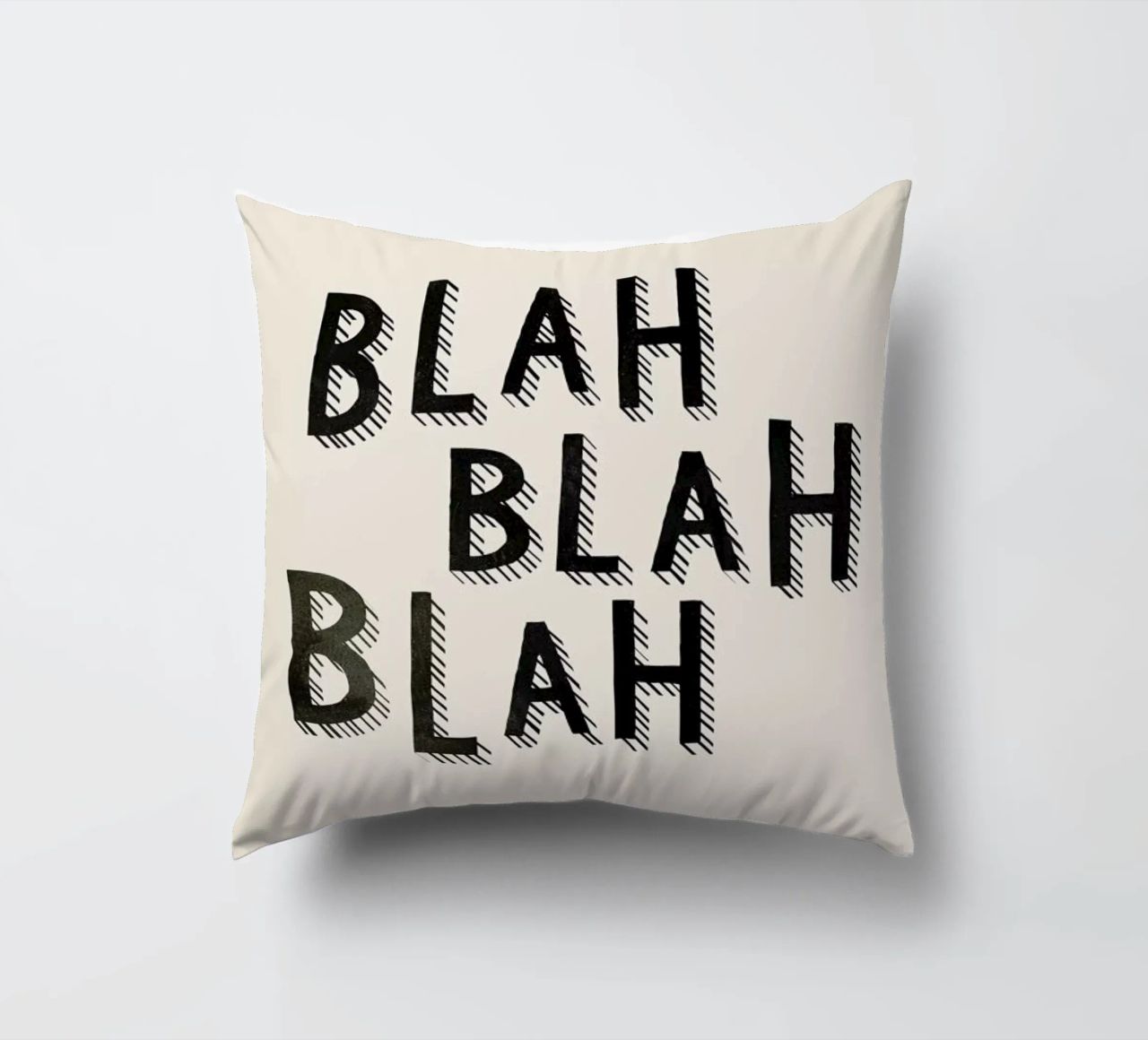Blah Blah Blah cuscino da Kind of Style